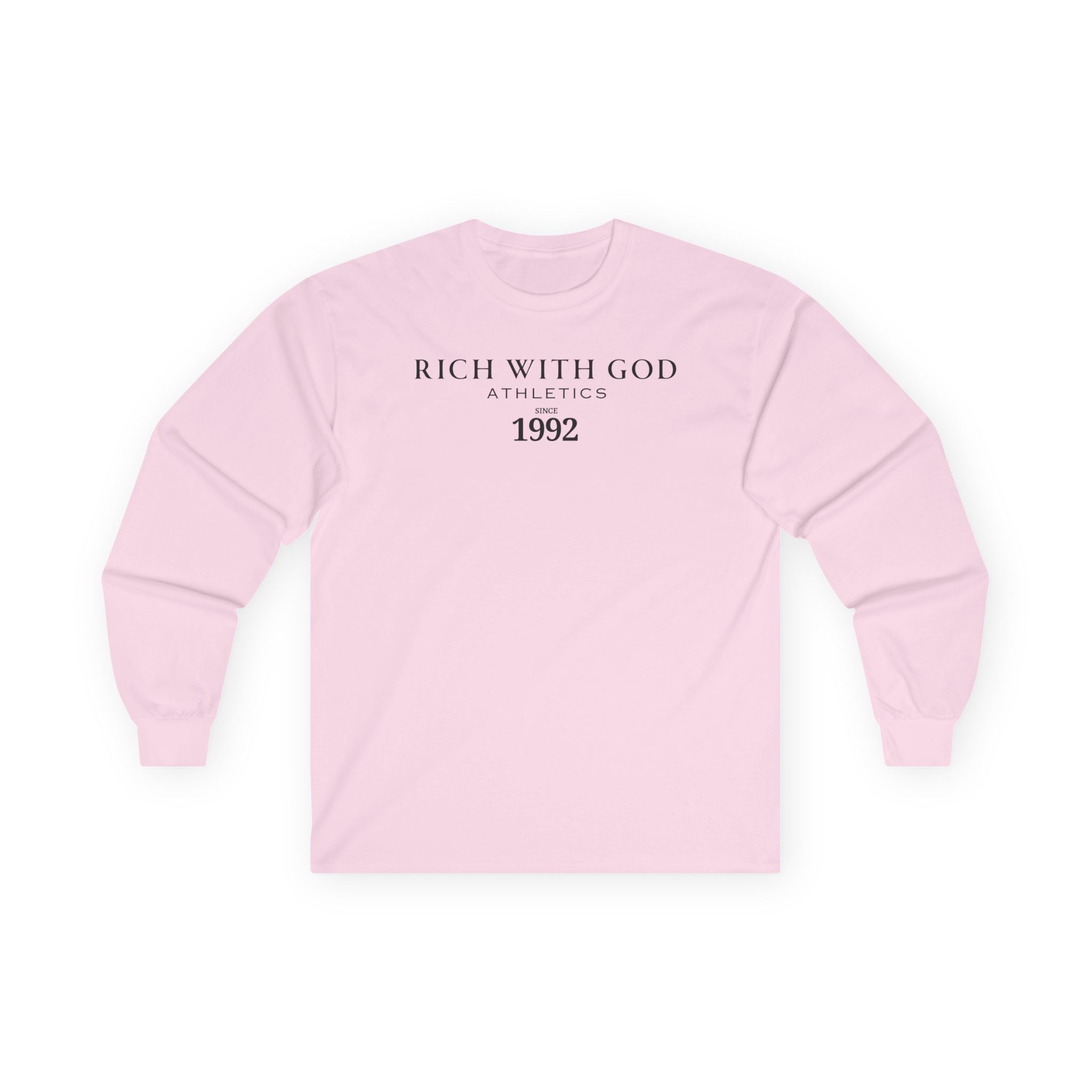 Rich With God Athletics Long Sleeve Tee