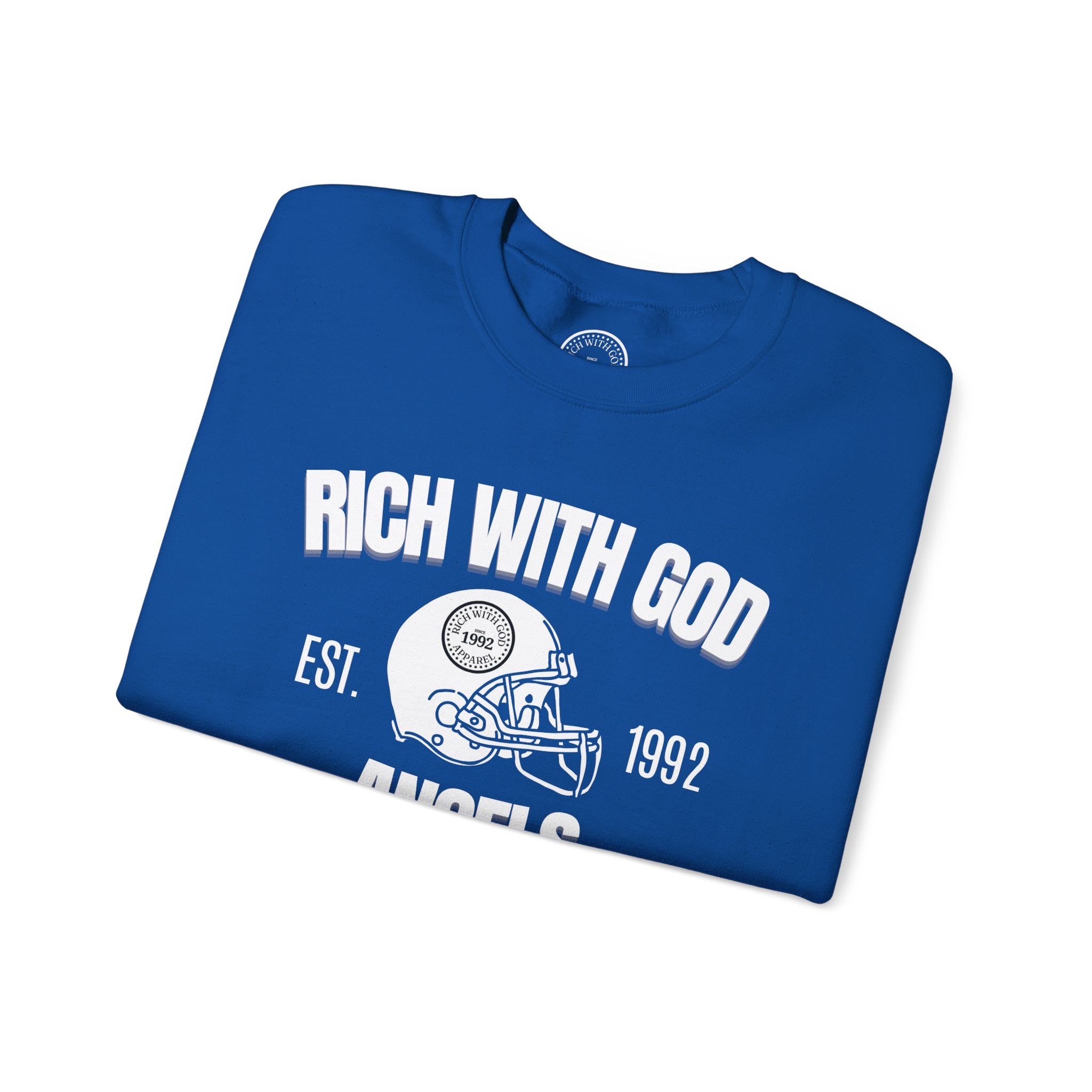 Rich With God Angels Crewneck Sweatshirt