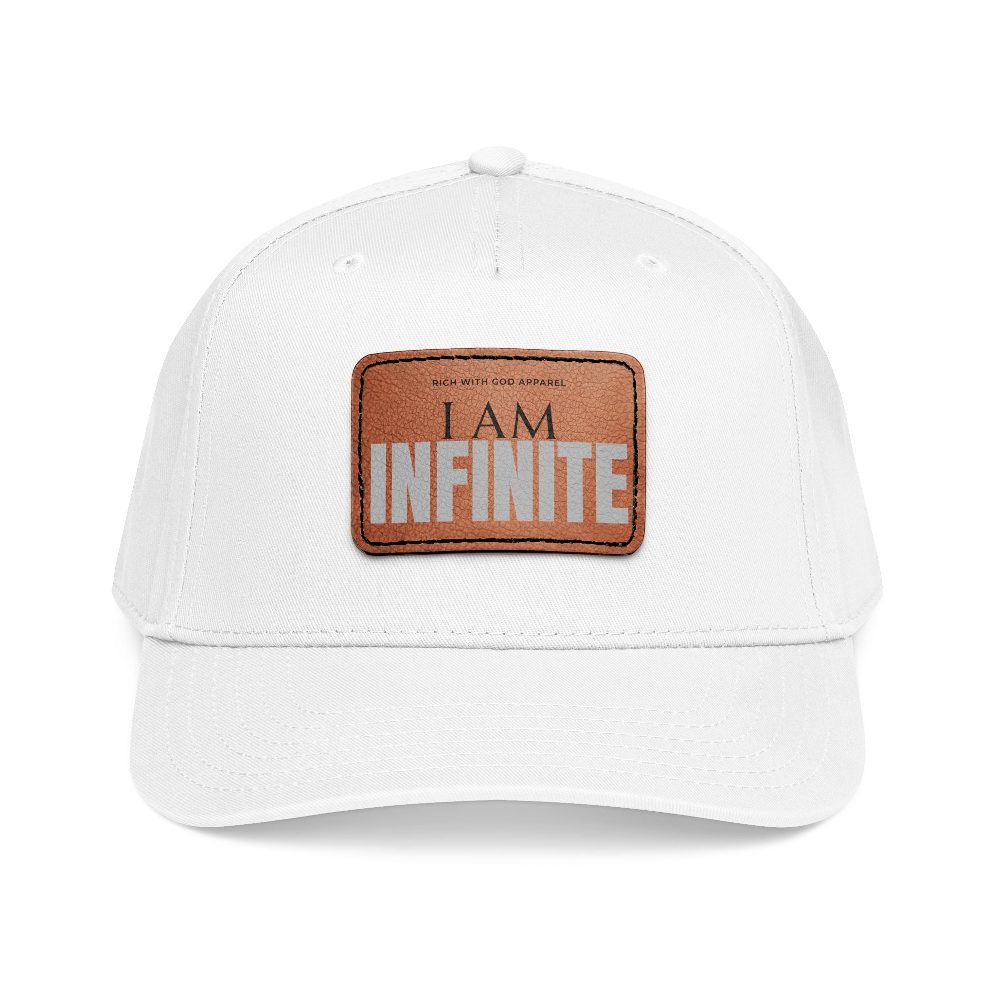 I AM INFINITE Leather Patch Baseball Cap