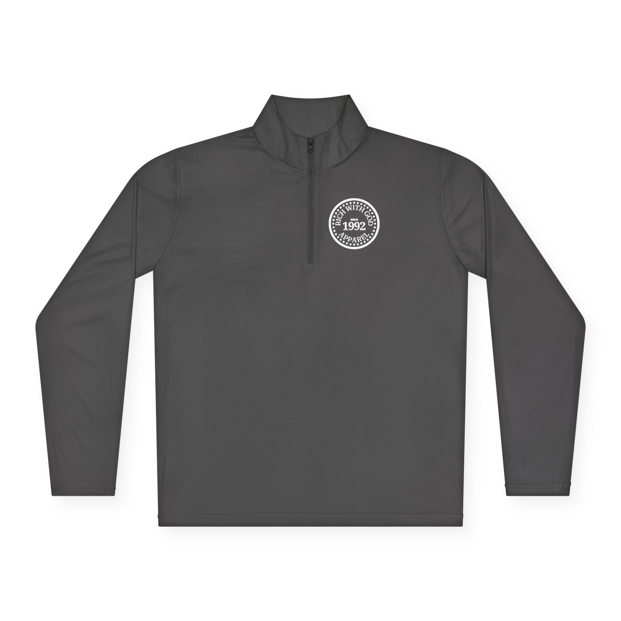 Rich With God Unisex Quarter-Zip Pullover