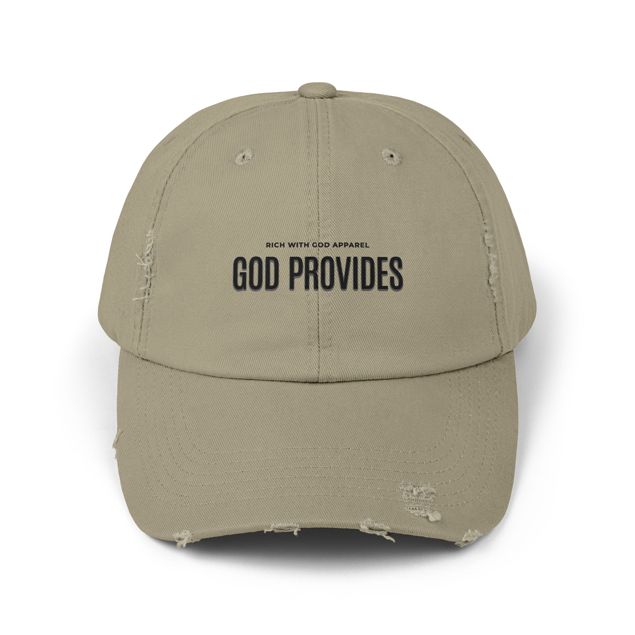 God Provides Unisex Distressed Cap