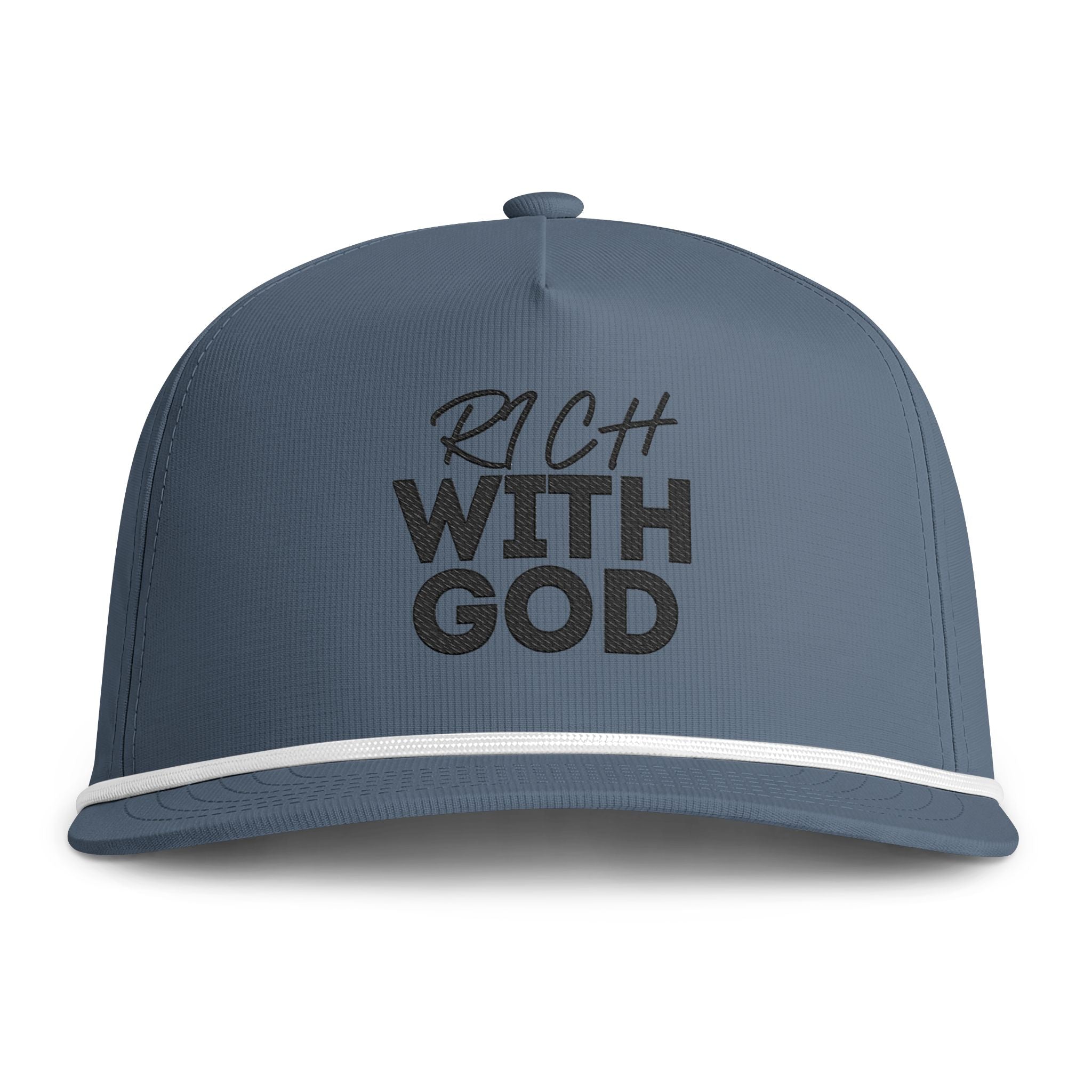 Rich With God Sunwashed Rope Cap
