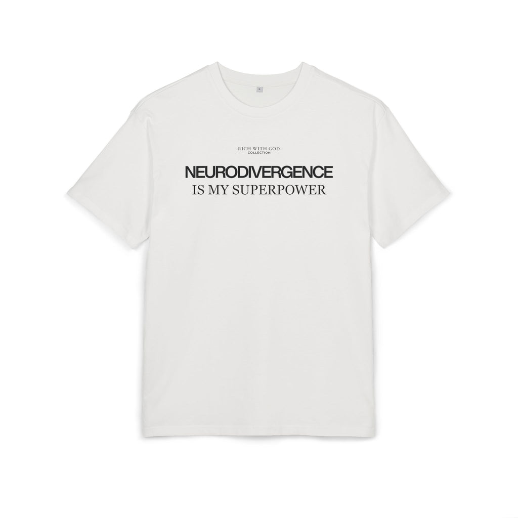 Neurodivergence is My Superpower Oversized Graphic Tee