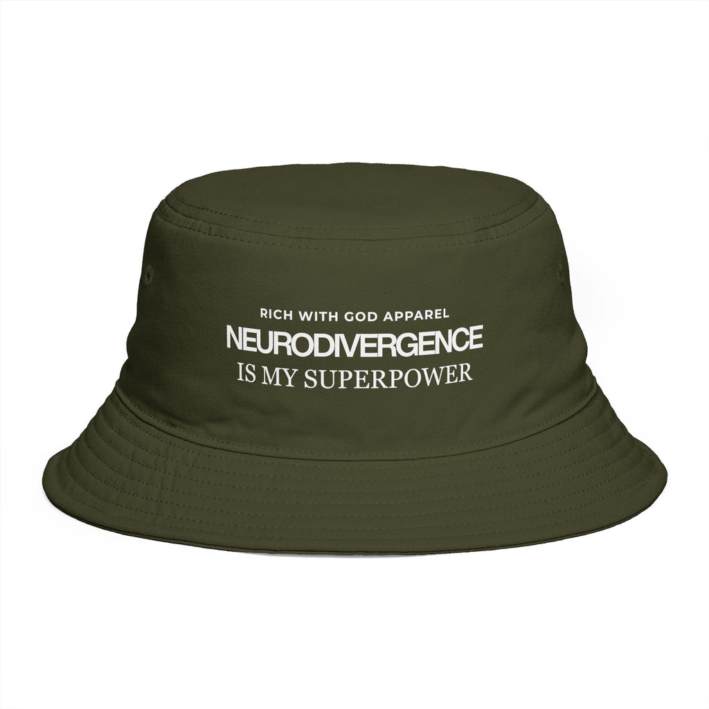 Neurodivergence is My Superpower Bucket Hat