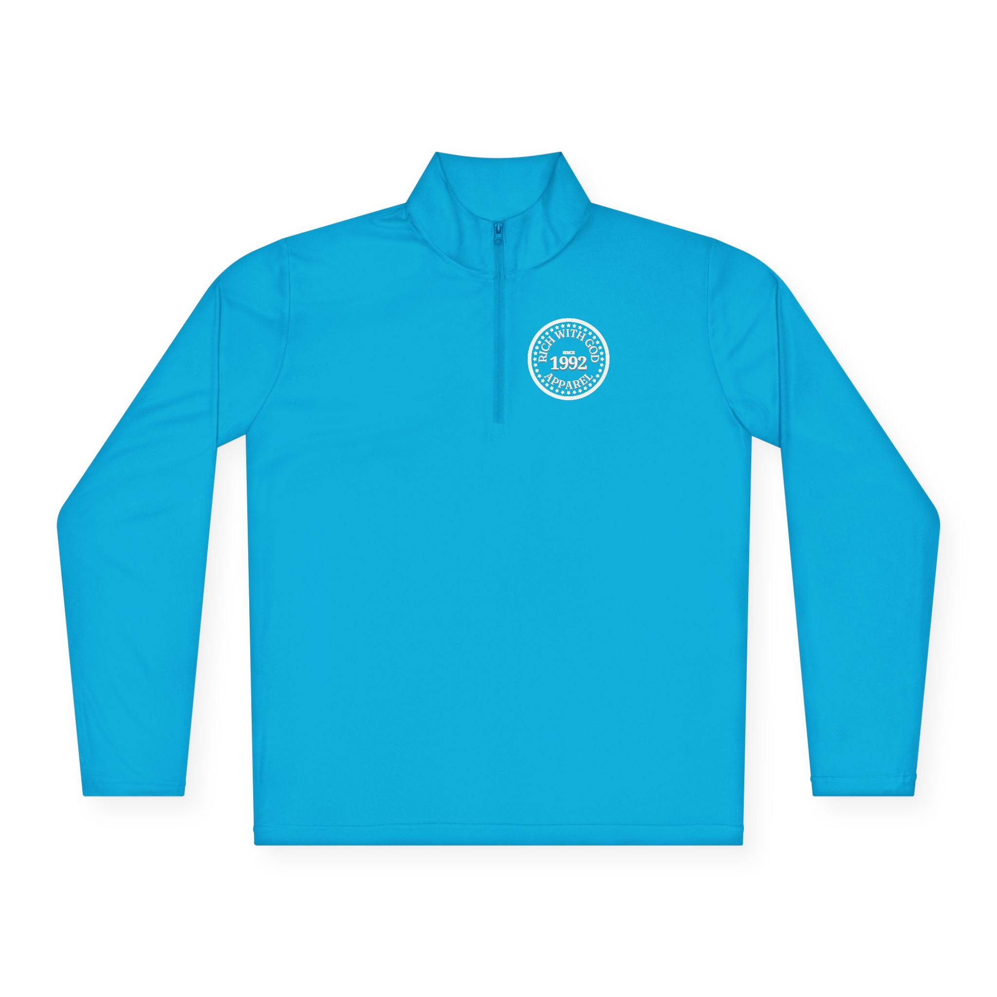 Rich With God Unisex Quarter-Zip Pullover