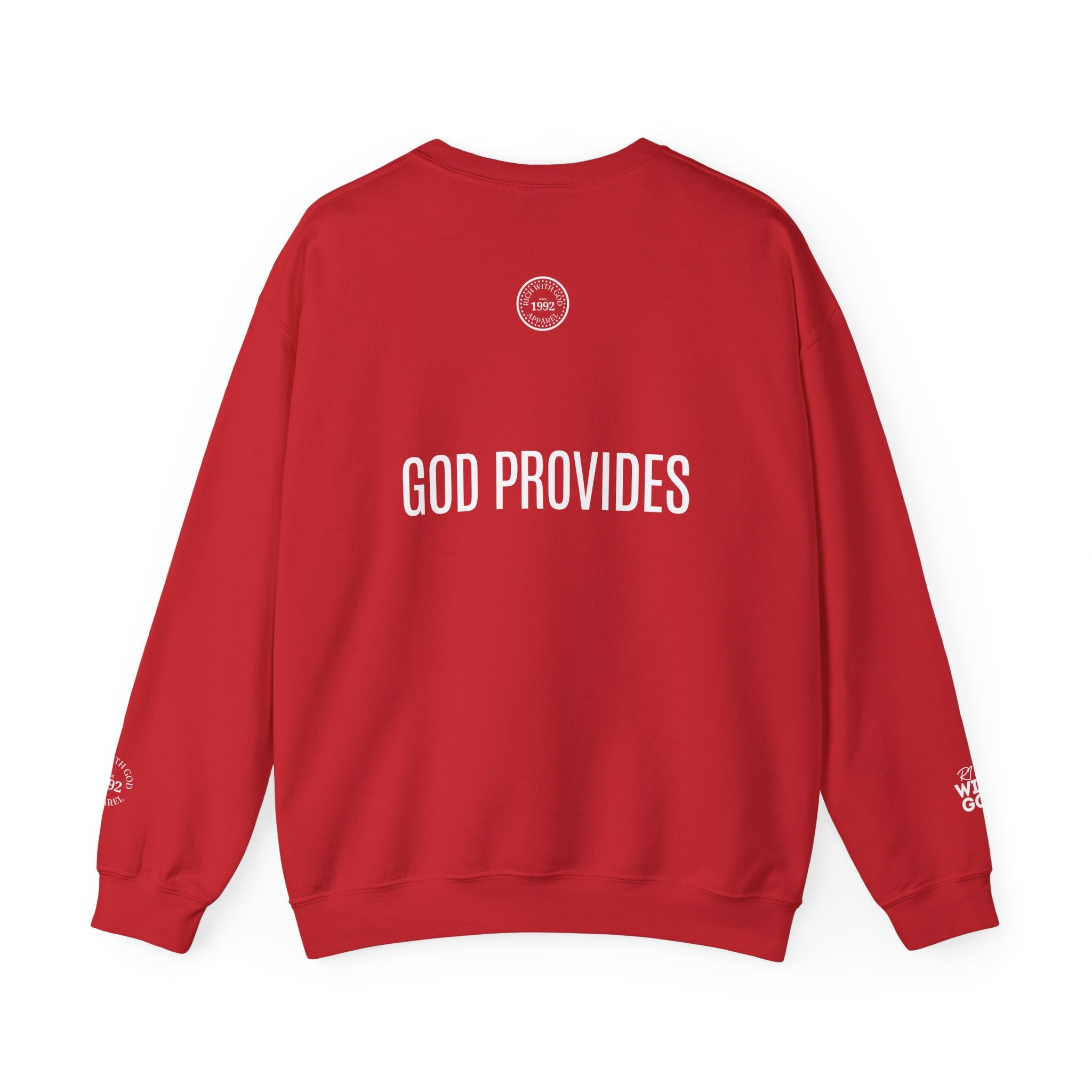 Rich With God Matthew 6:33 Crewneck Sweatshirt