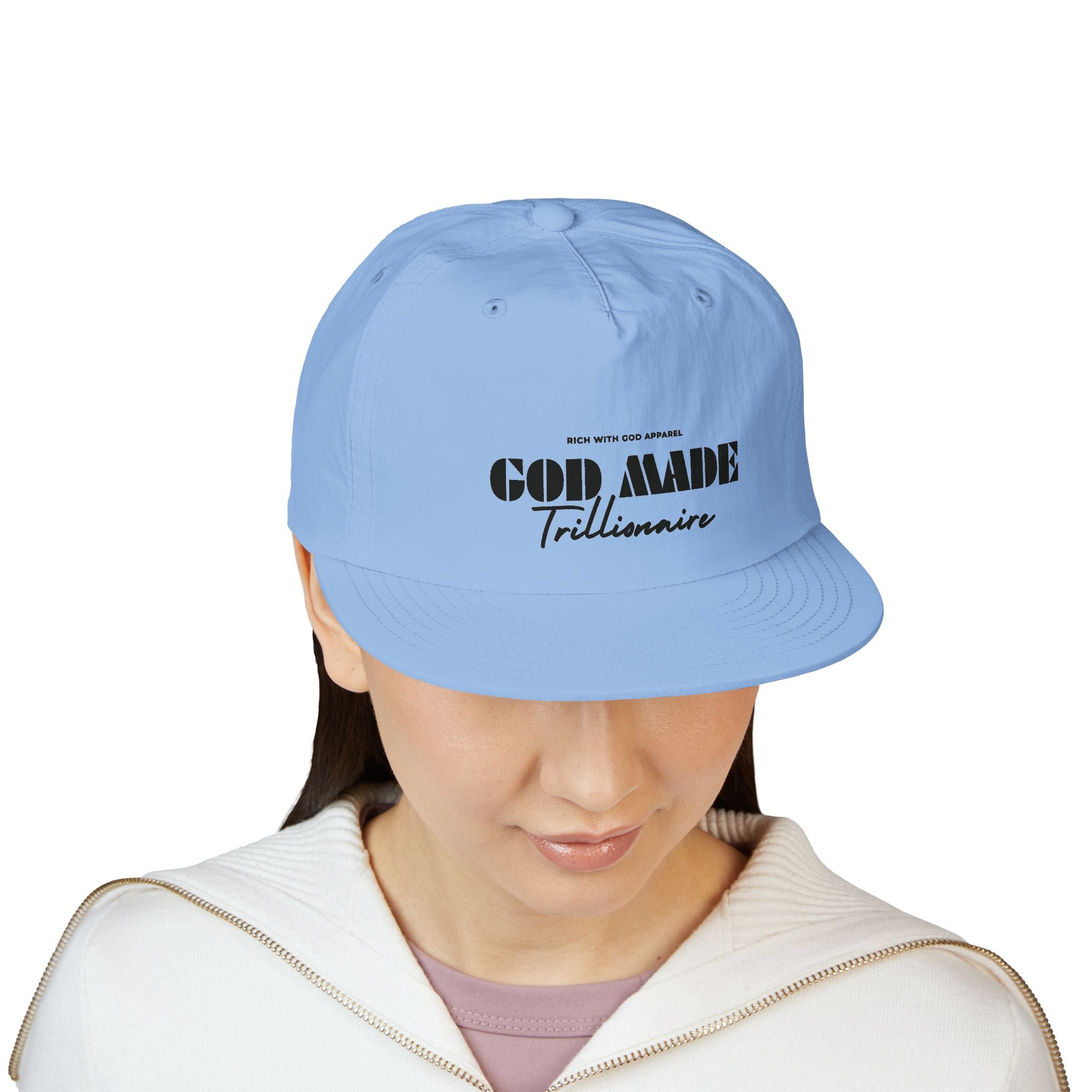 God Made Trillionaire Surf Cap Snapback