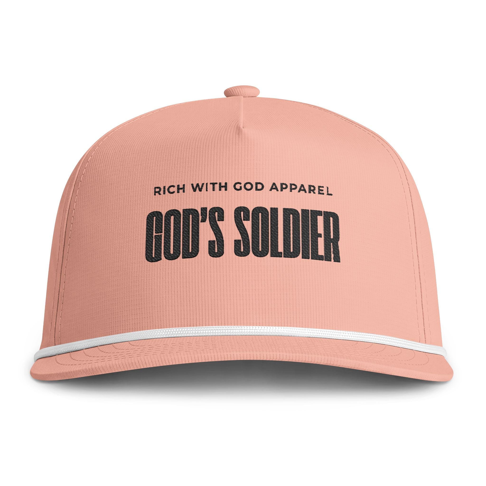 God's Soldier Sunwashed Rope Cap