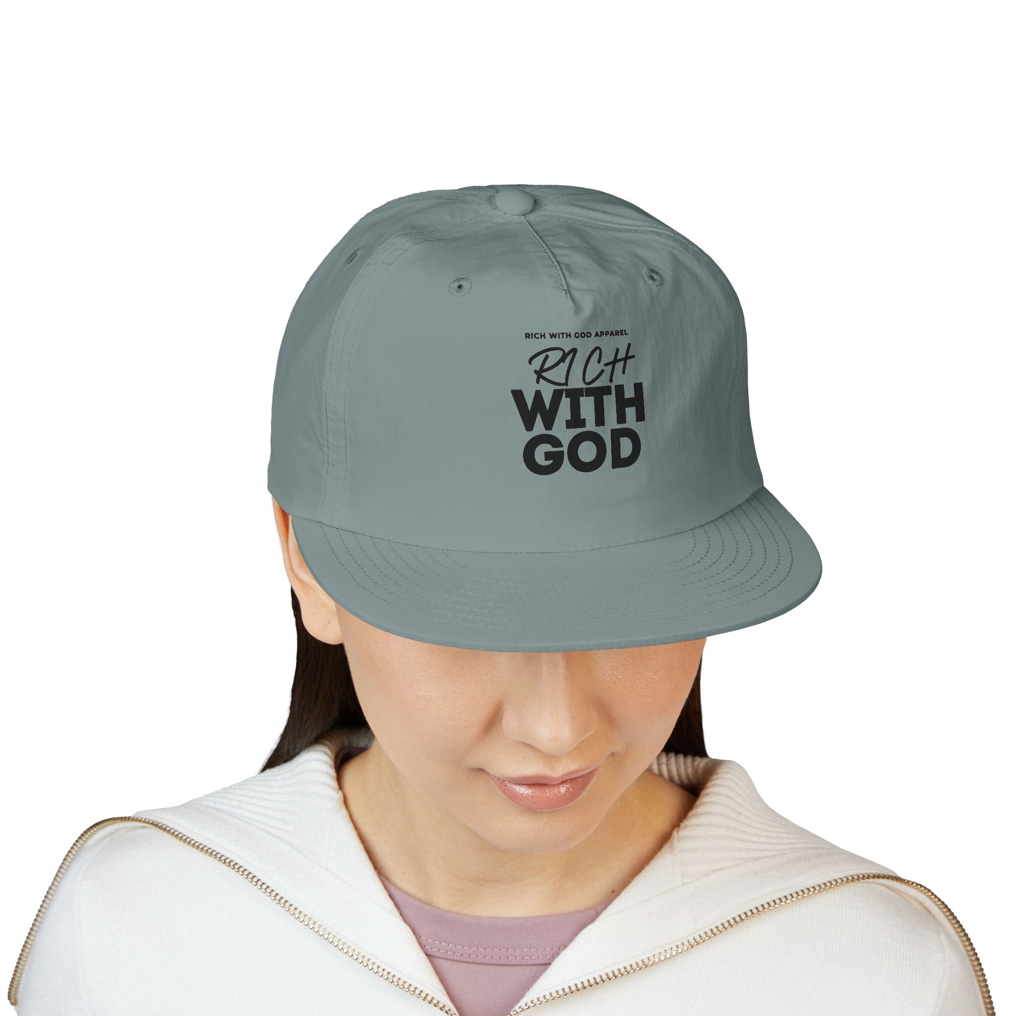 Rich With God Surf Cap Snapback