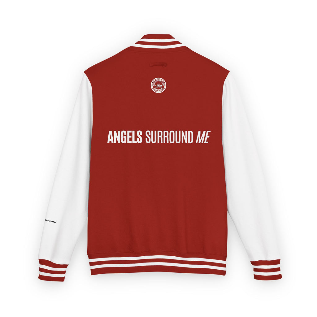 Letterman Jacket — 'Angels Surround Me' Varsity Jacket