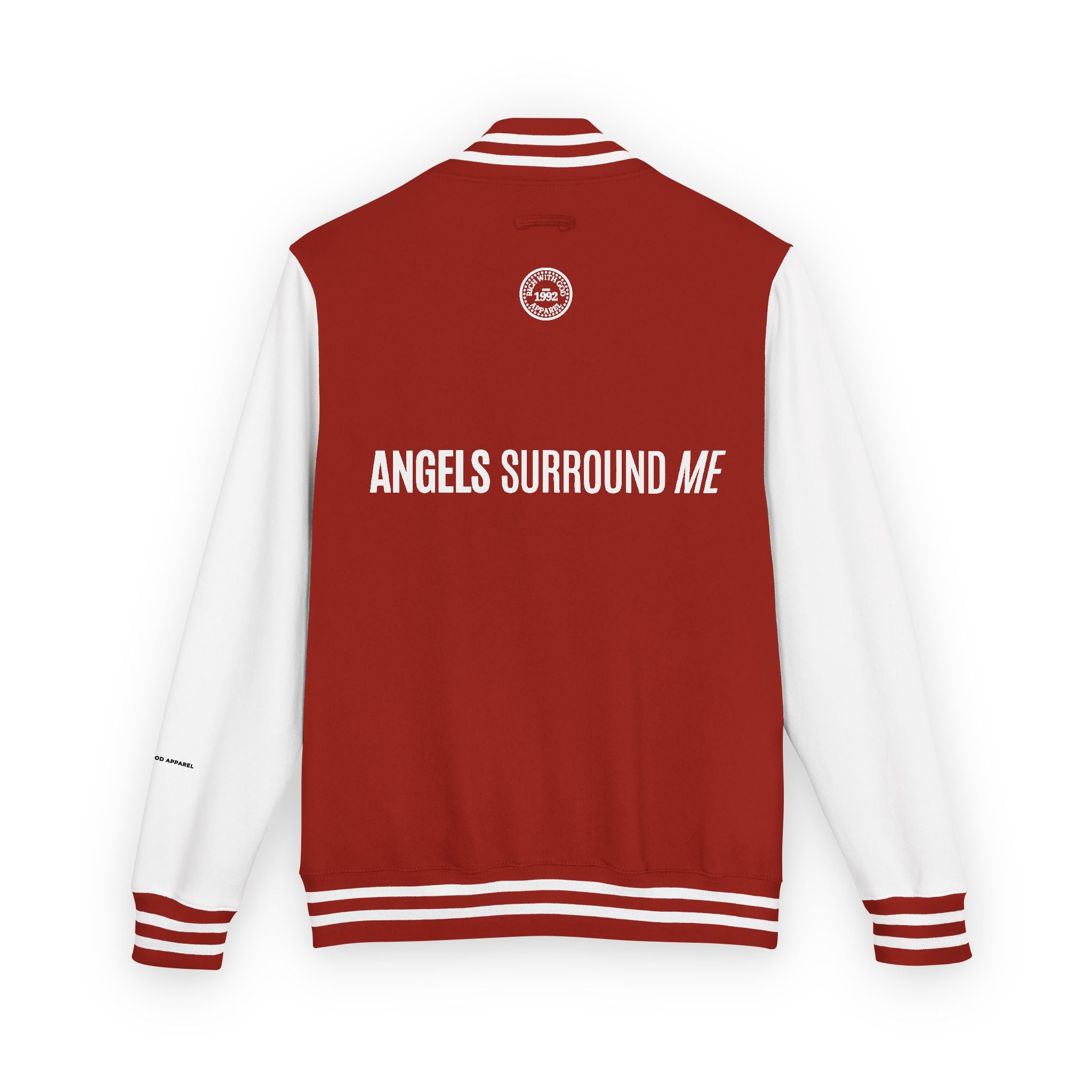 Letterman Jacket — 'Angels Surround Me' Varsity Jacket