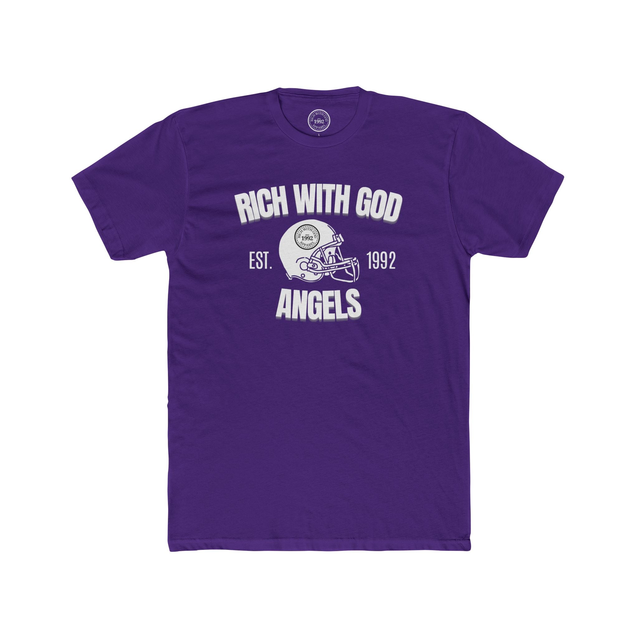 Rich With God Angels Crew Tee