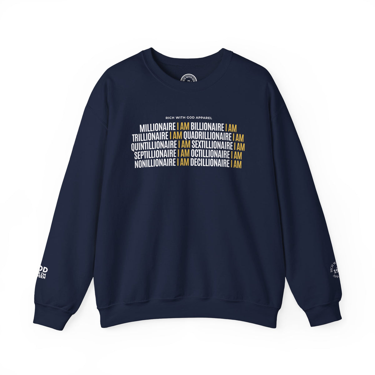 Millionaire I Am Billionaire I Am Crewneck Sweatshirt