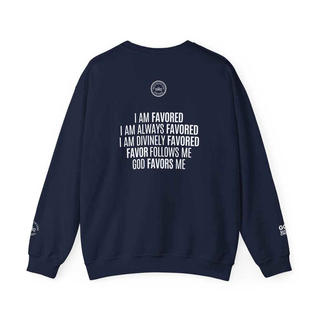 I Am Divinely Favored Crewneck Sweatshirt