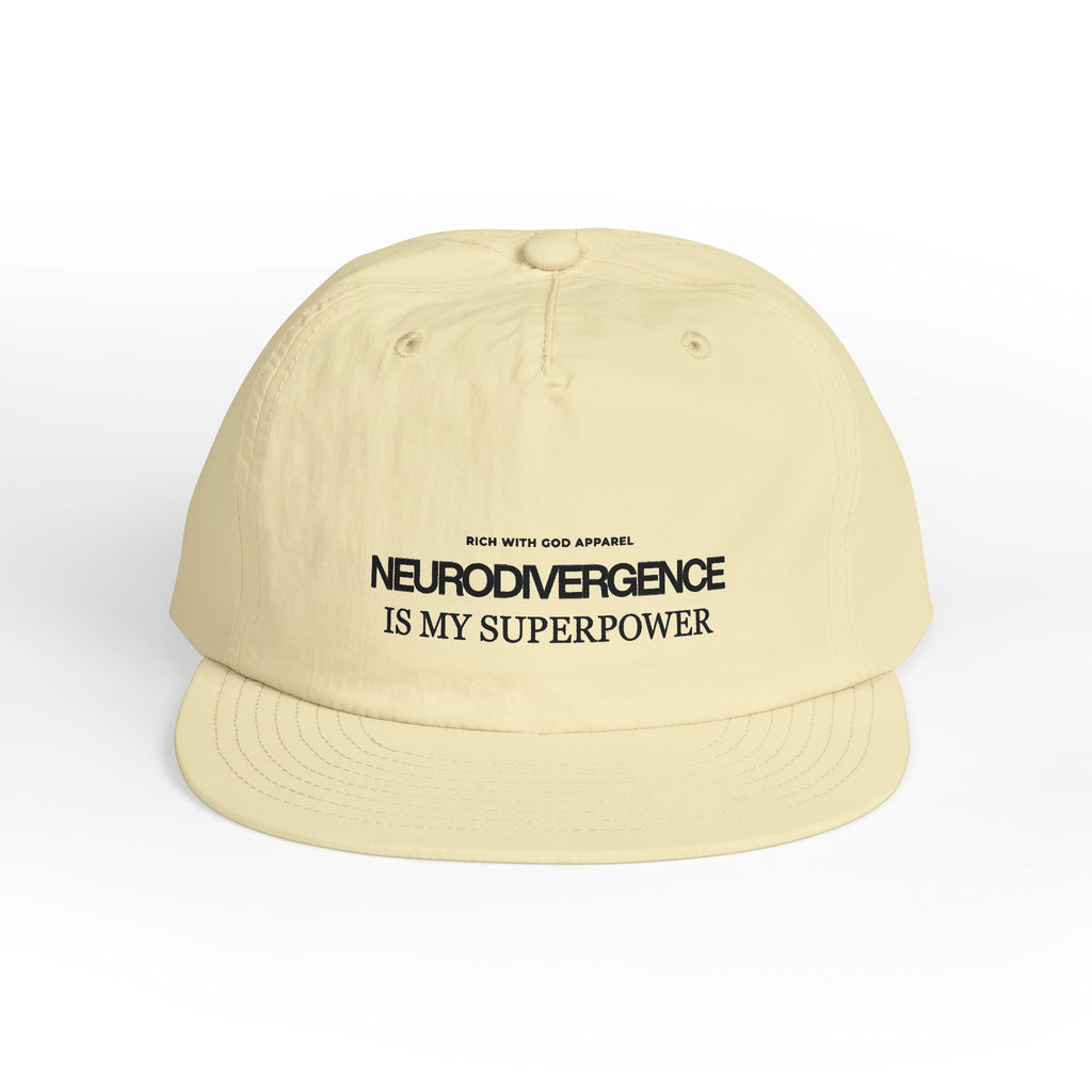 Neurodivergence is My Superpower Surf Cap Snapback