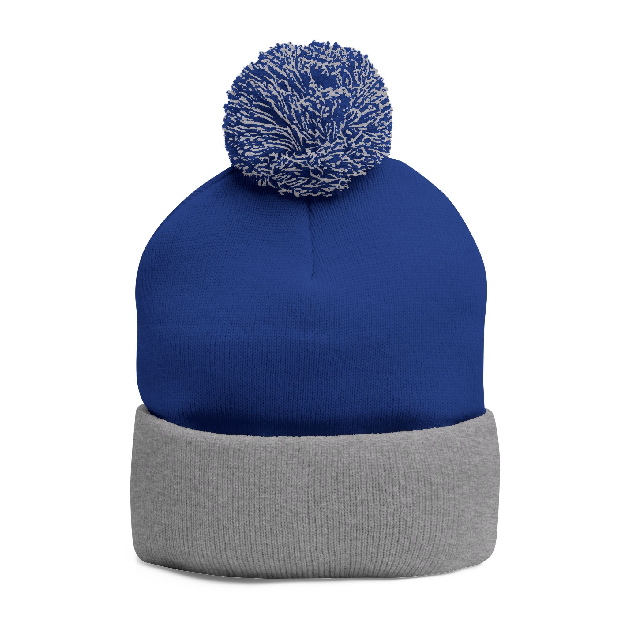 God's Soldier Embroidered Pom-Pom Beanie