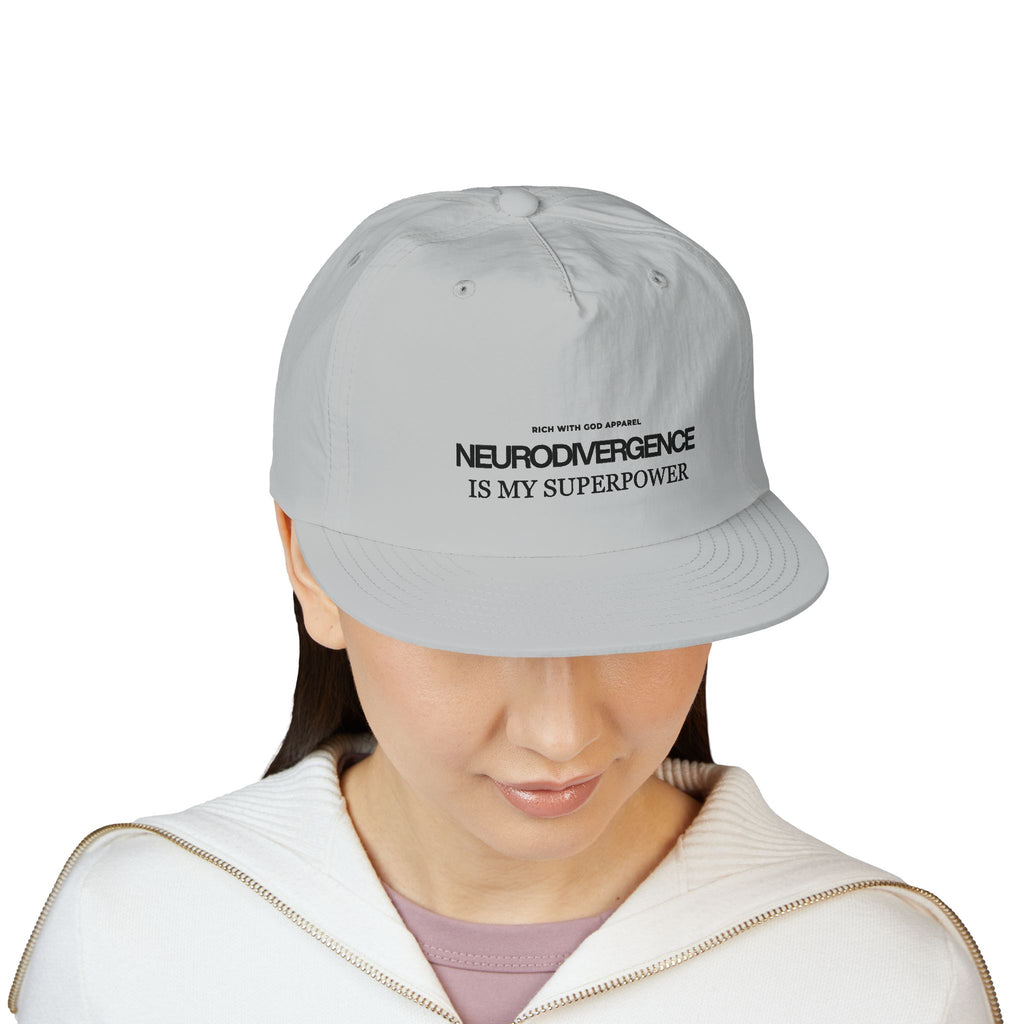 Neurodivergence is My Superpower Surf Cap Snapback