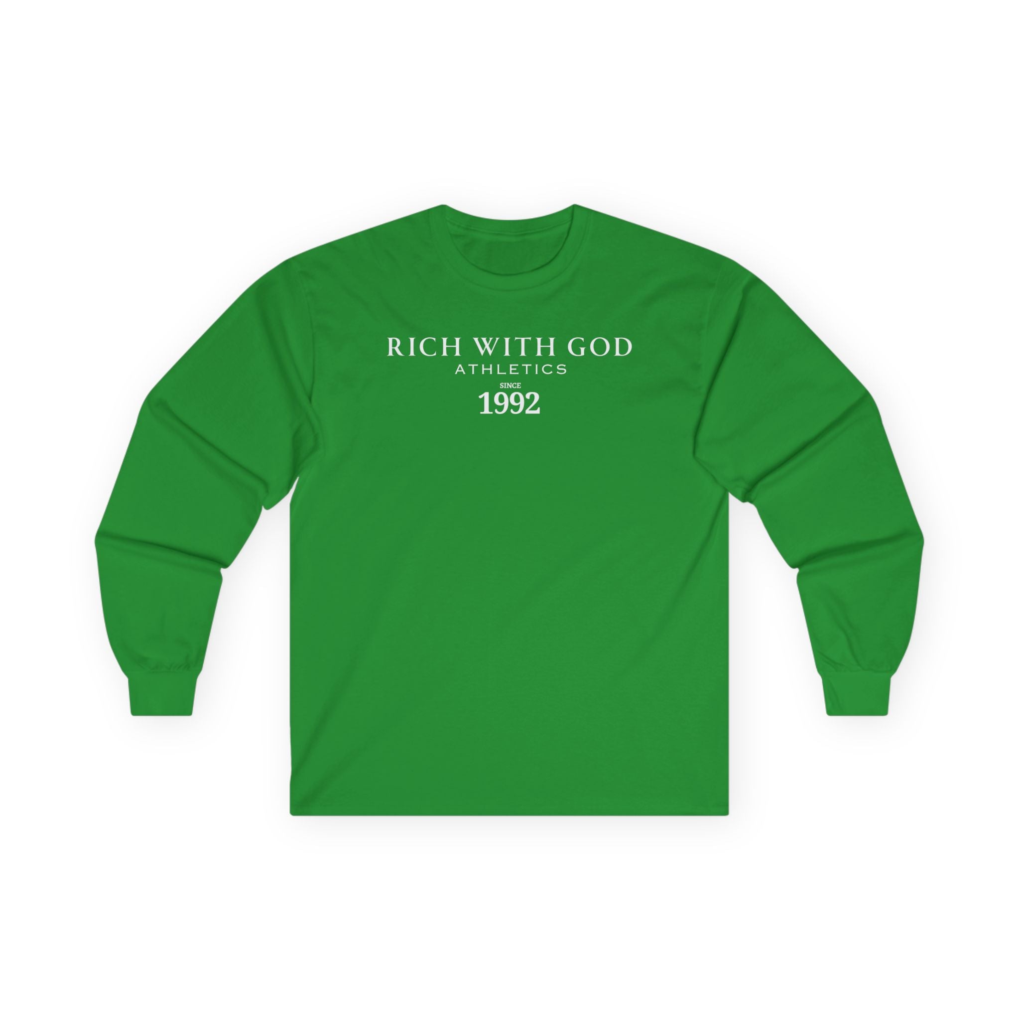 Rich With God Athletics Long Sleeve Tee