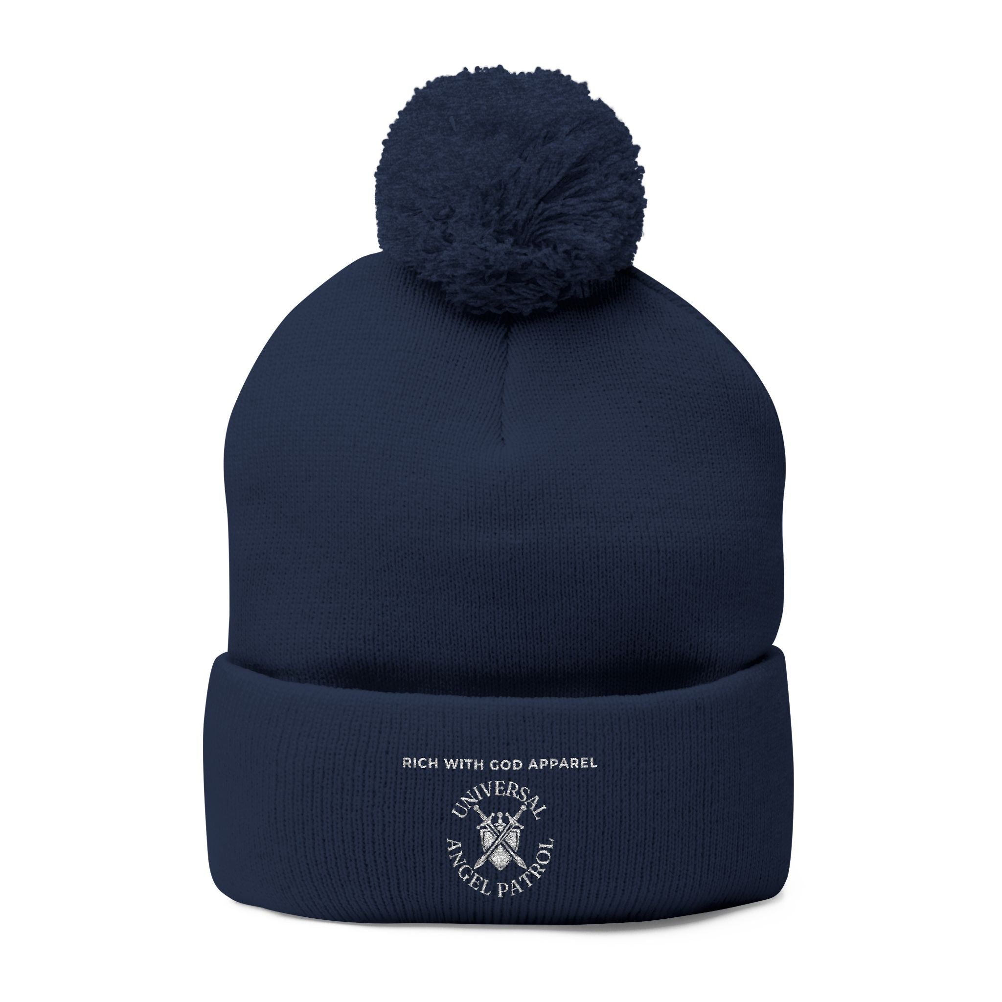 Universal Angel Patrol Embroidered Pom-Pom Beanie