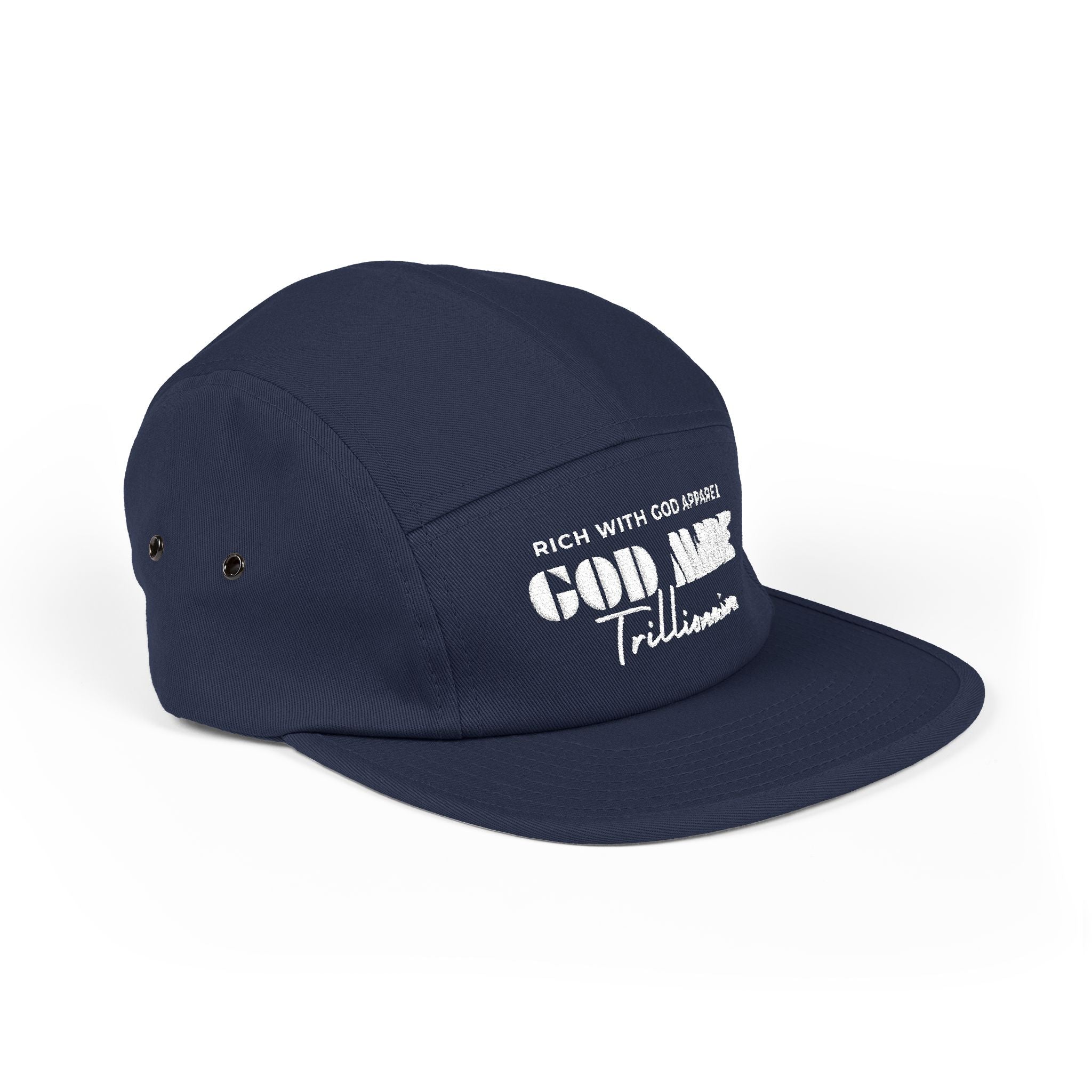God Made Trillionaire 5 Panel Cap (Embroidery)