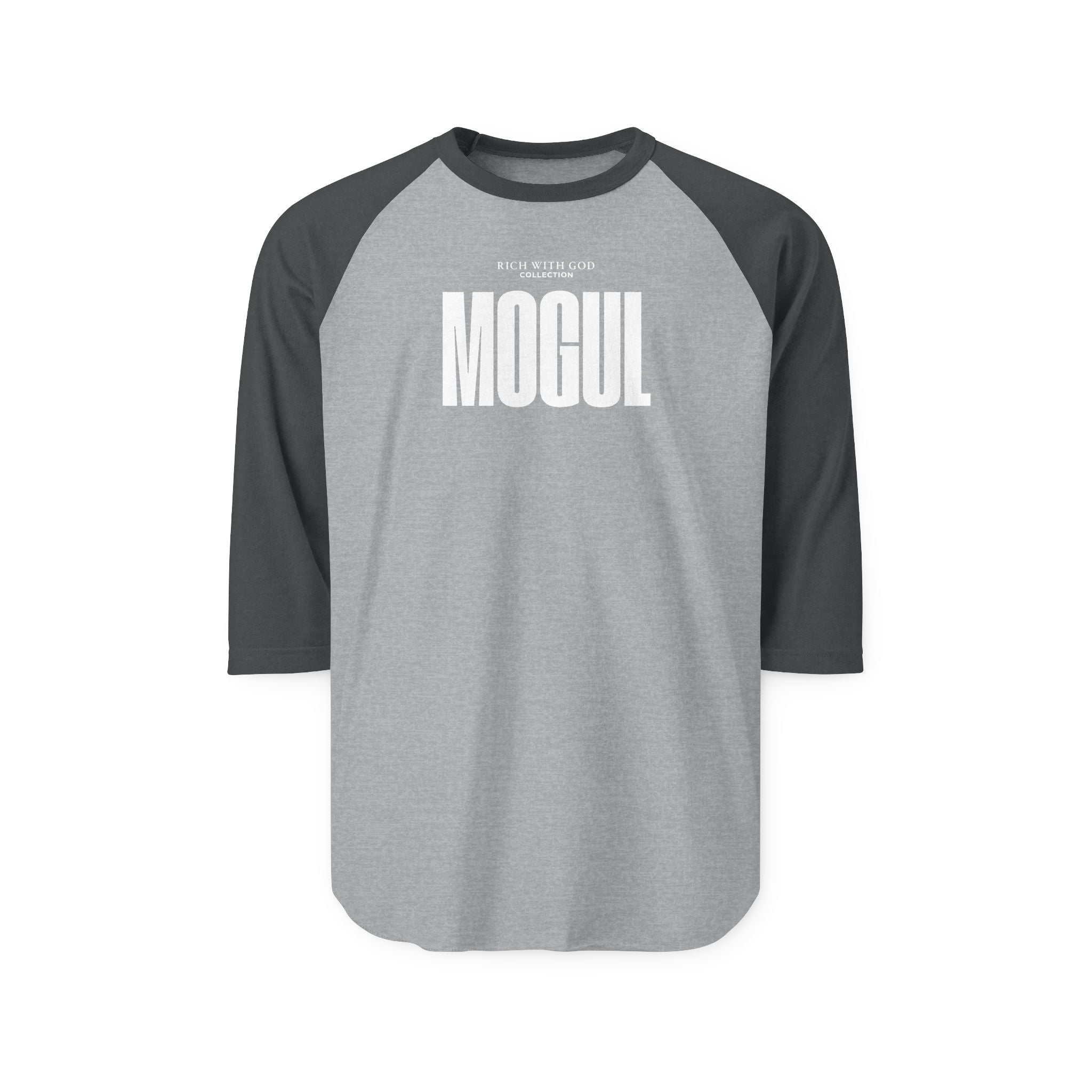 Mogul Unisex Three-Quarter Sleeve Raglan Shirt