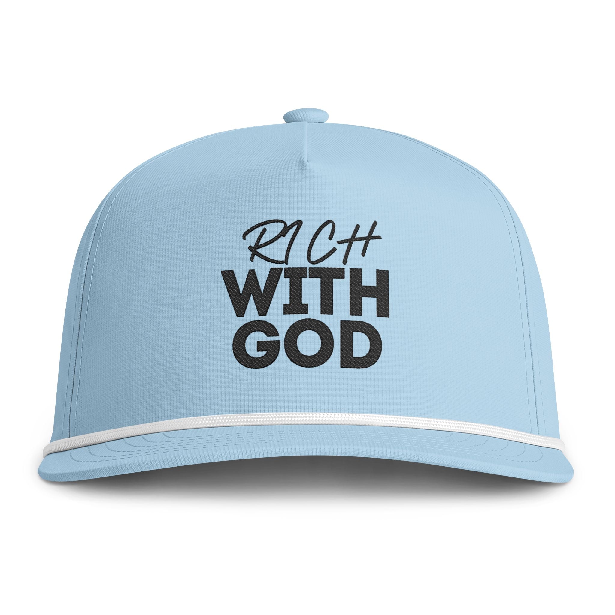 Rich With God Sunwashed Rope Cap