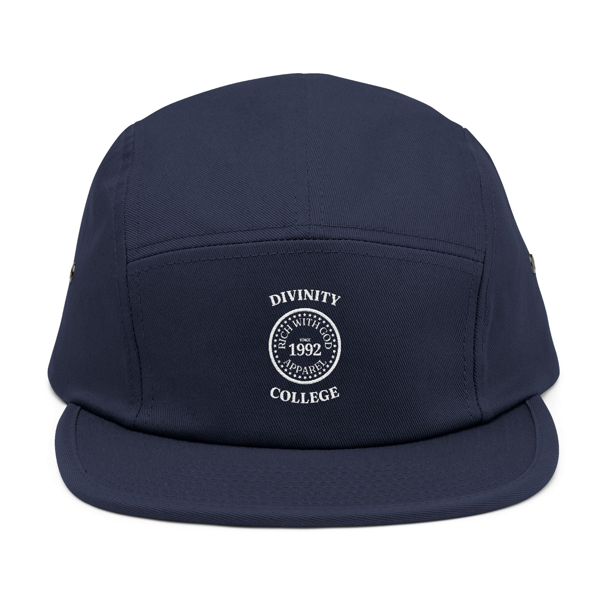 Divinity College 5 Panel Cap (Embroidery)