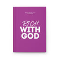 Copy of Rich With God Hardcover Journal Matte (Pink)