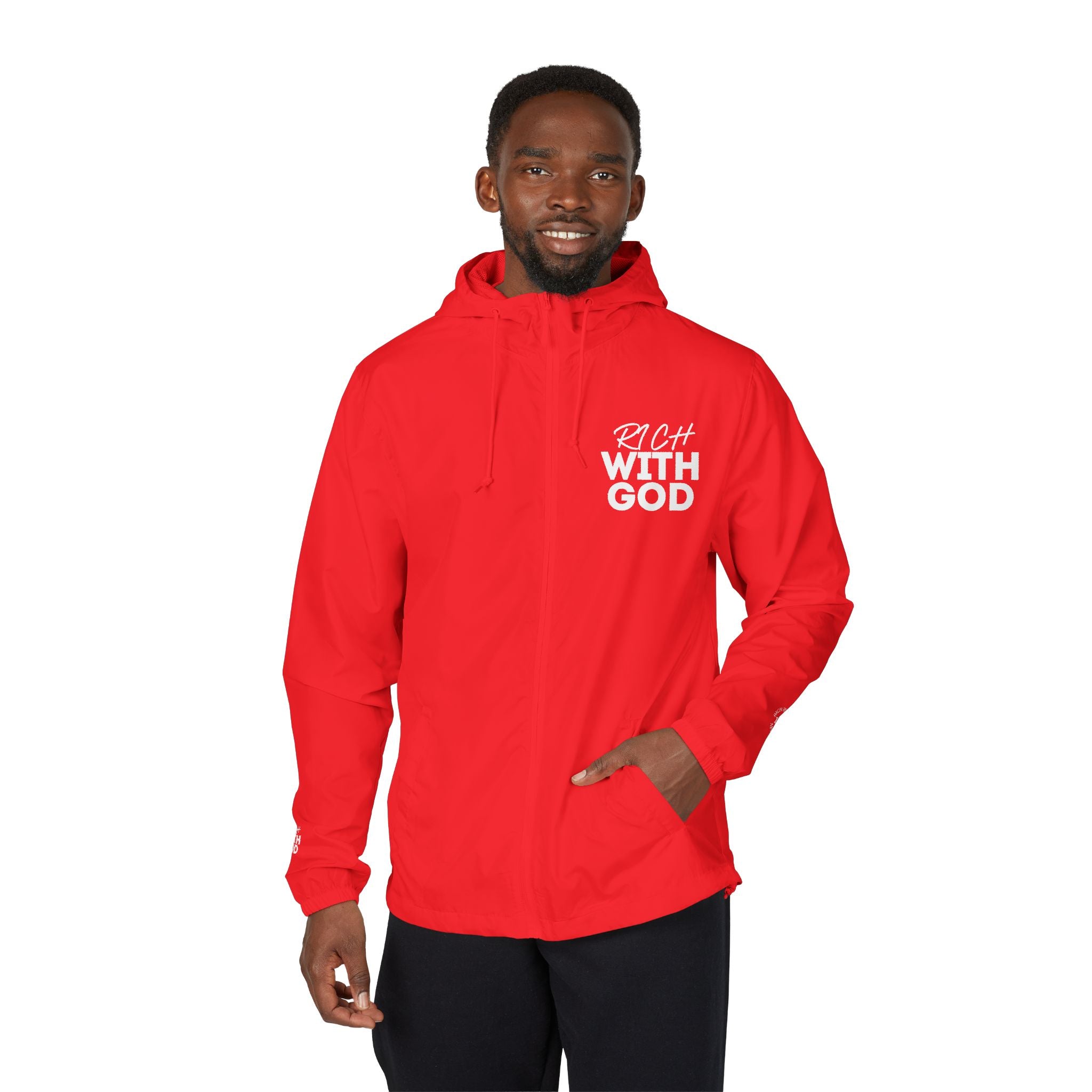 Rich With God Windbreaker Jacket