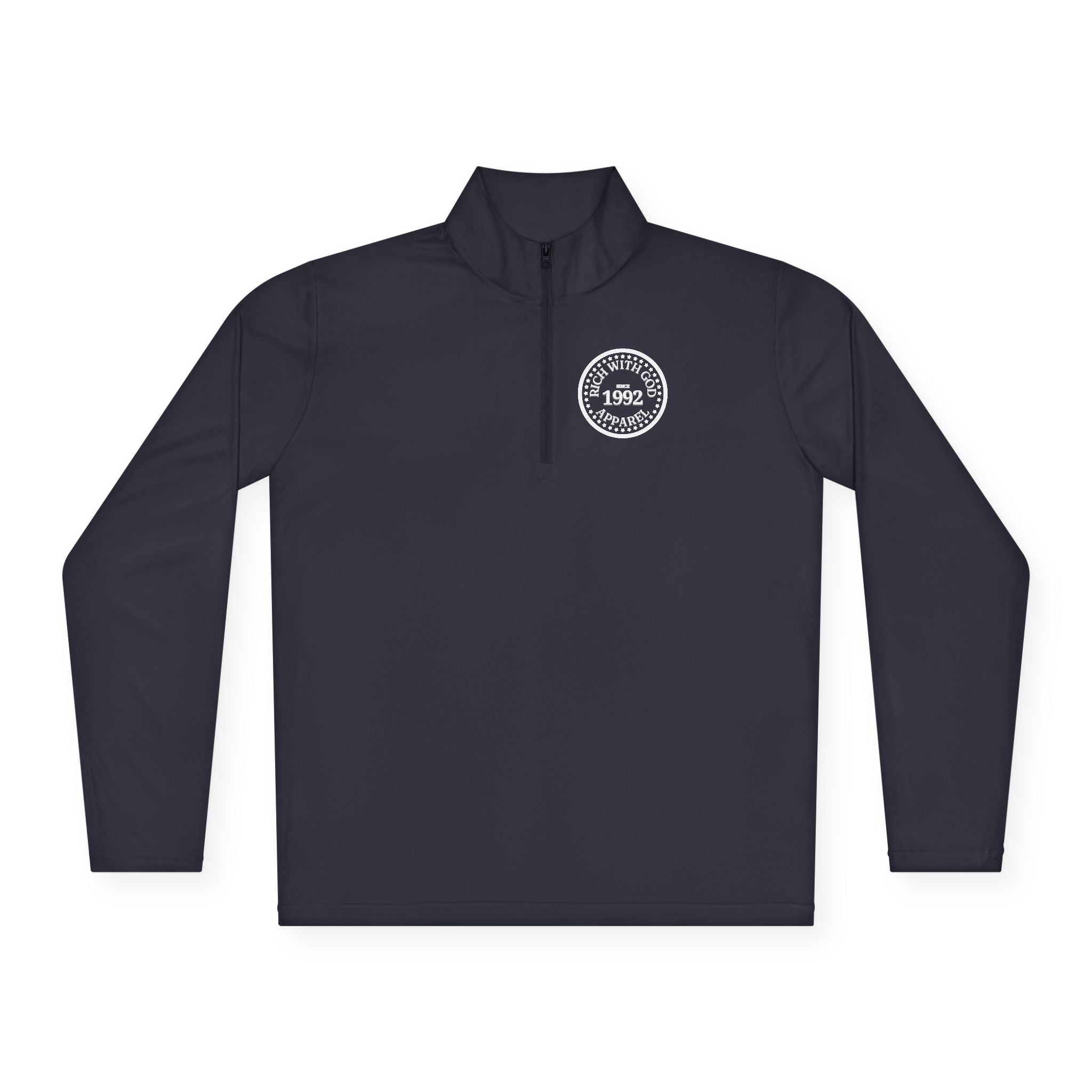 Rich With God Unisex Quarter-Zip Pullover