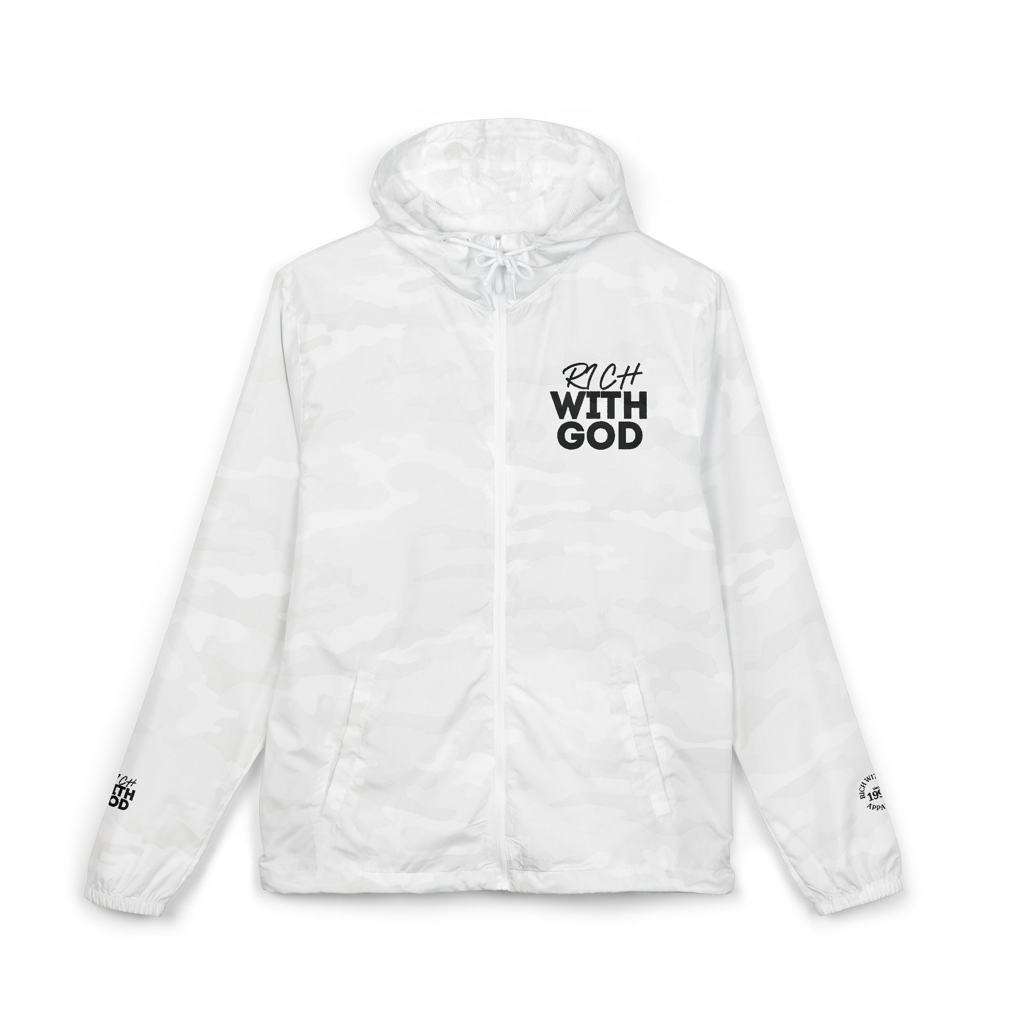 Rich With God Windbreaker Jacket