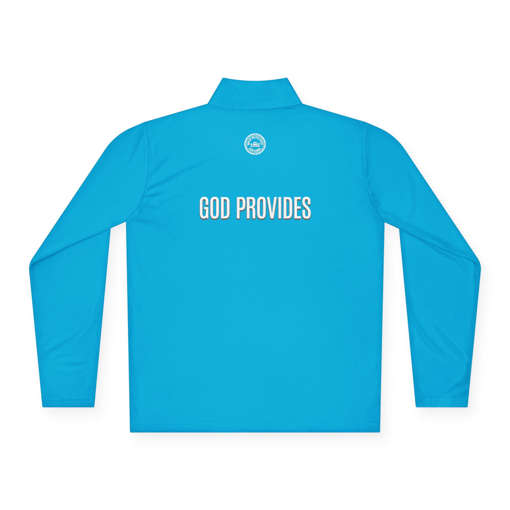 Rich With God Unisex Quarter-Zip Pullover