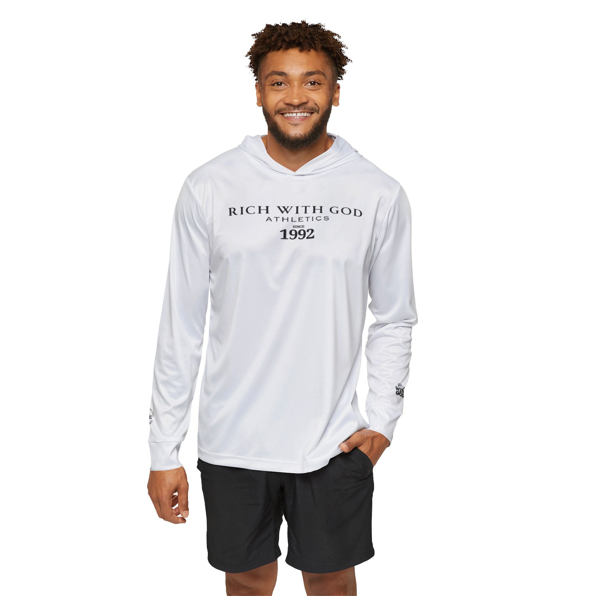 Rich With God Athletics Men's Sports Warmup Hoodie