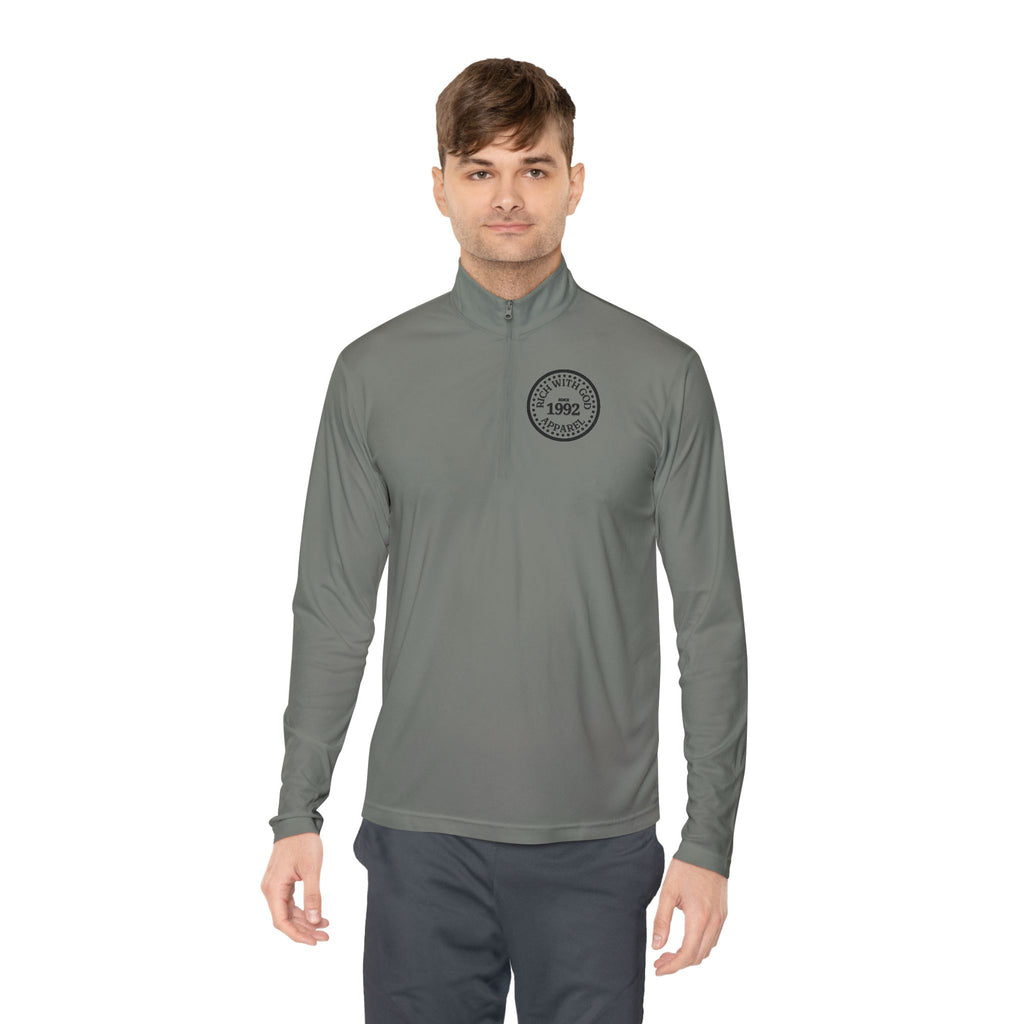Rich With God Unisex Quarter-Zip Pullover