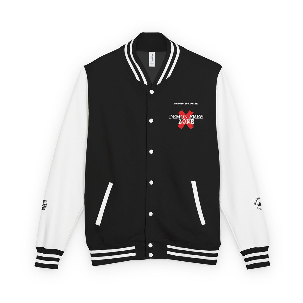 Demon Free Zone Varsity Letterman Jacket