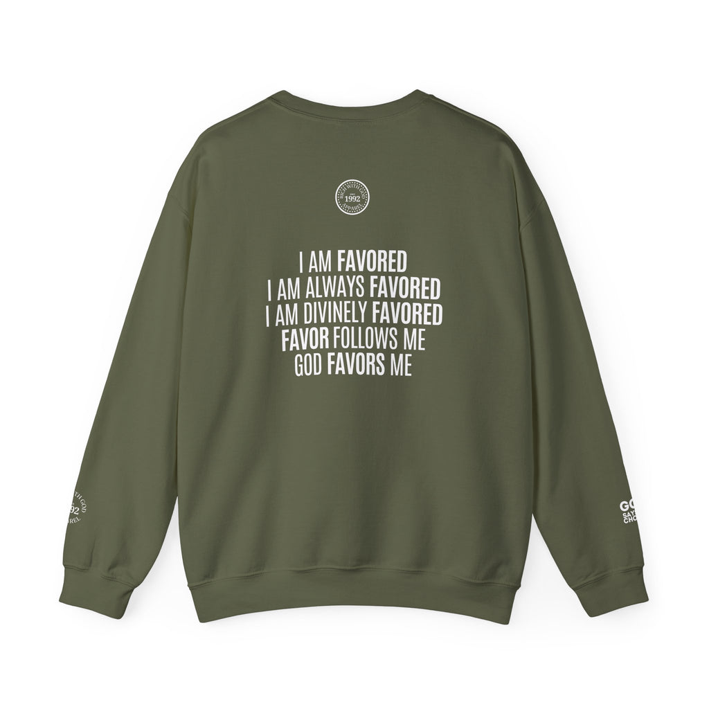 I Am Divinely Favored Crewneck Sweatshirt