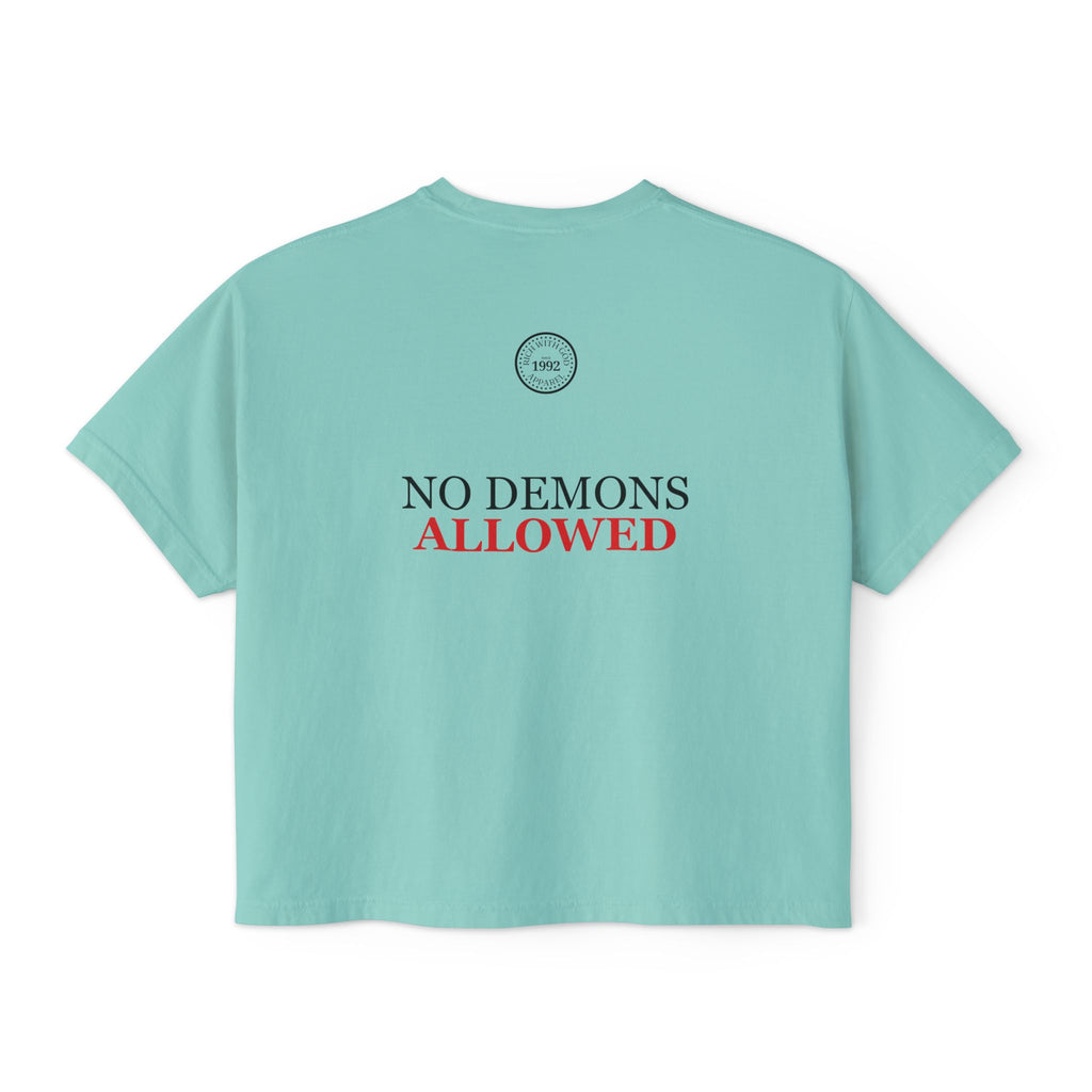 Demon Free Zone Women's Boxy Tee