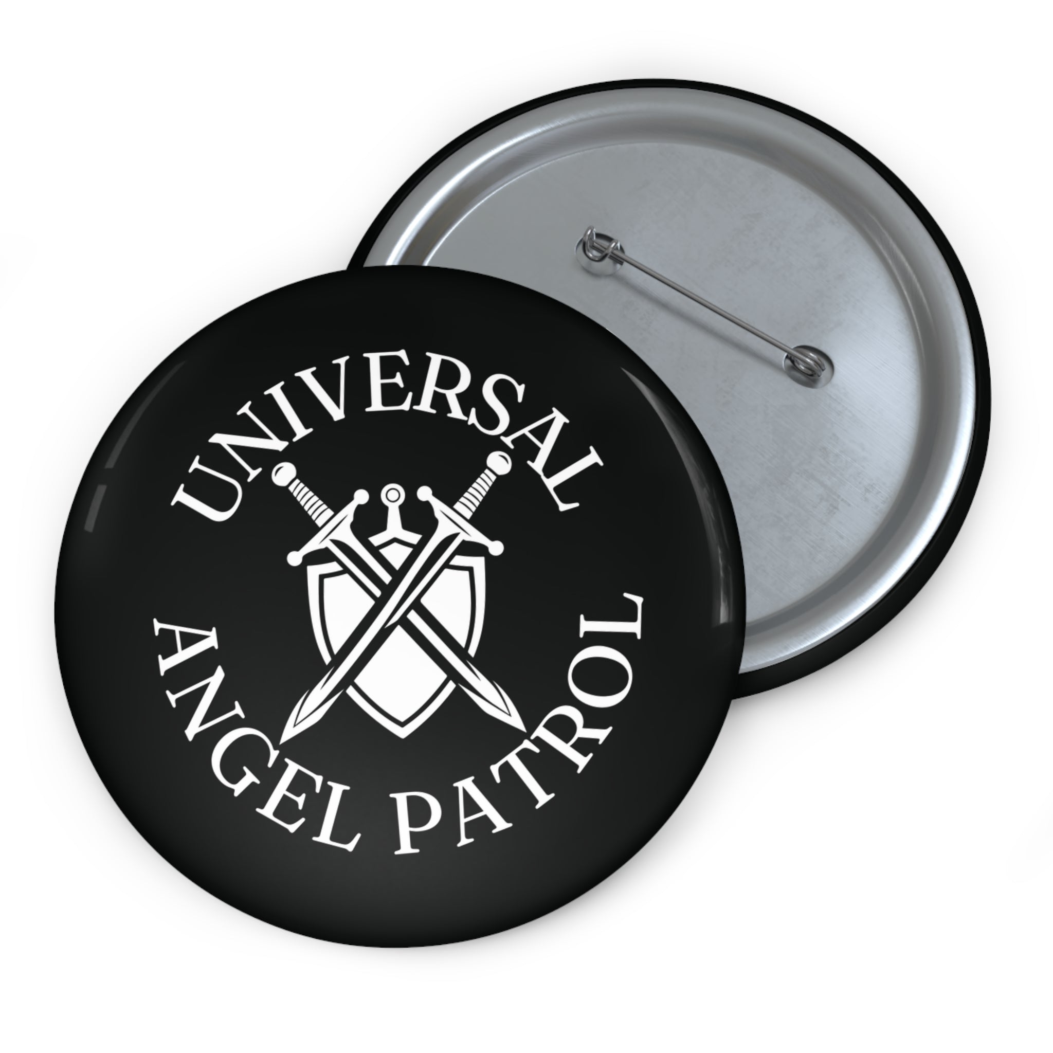 "Universal Angel Patrol" Pin Button