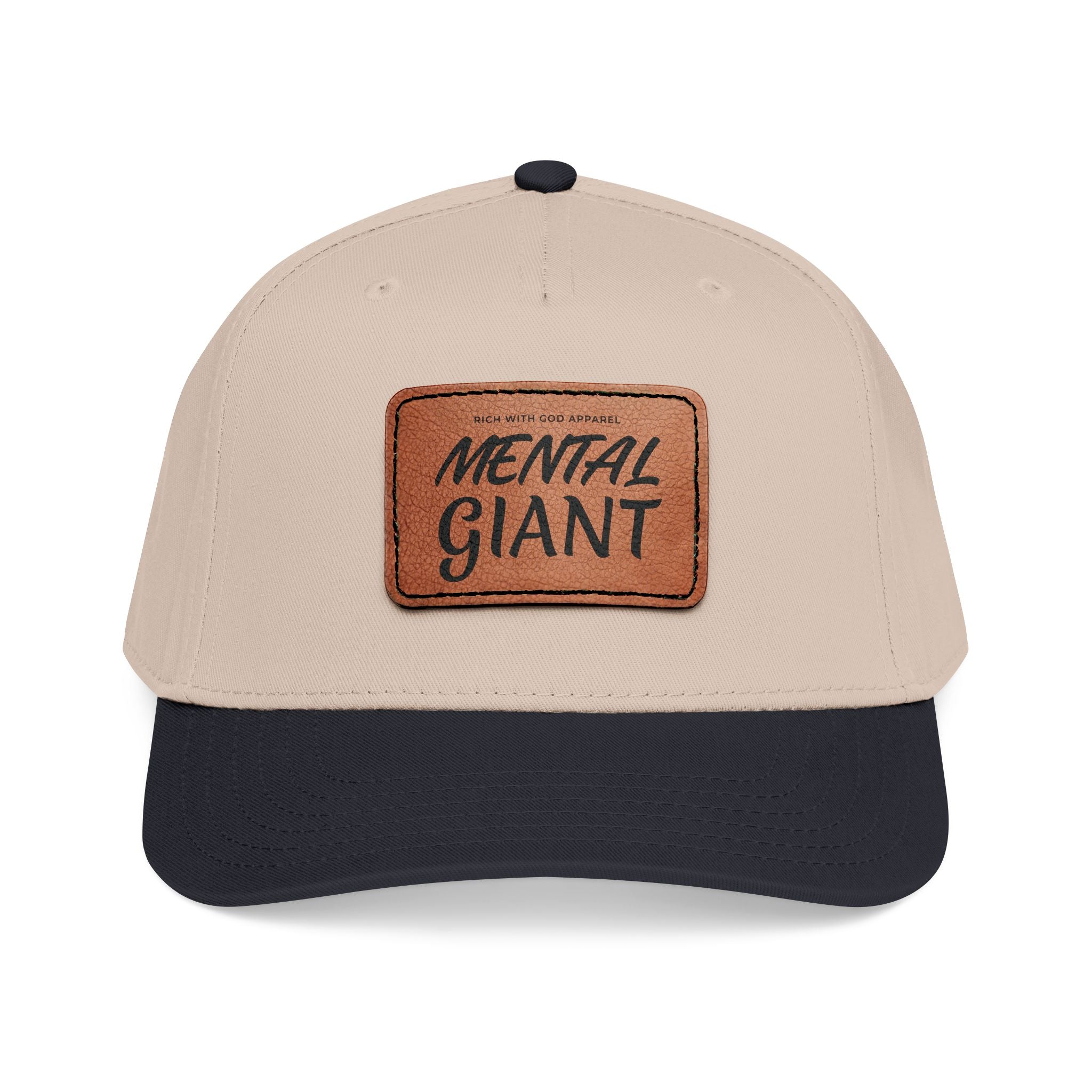 Mental Giant Leather Patch Baseball Cap