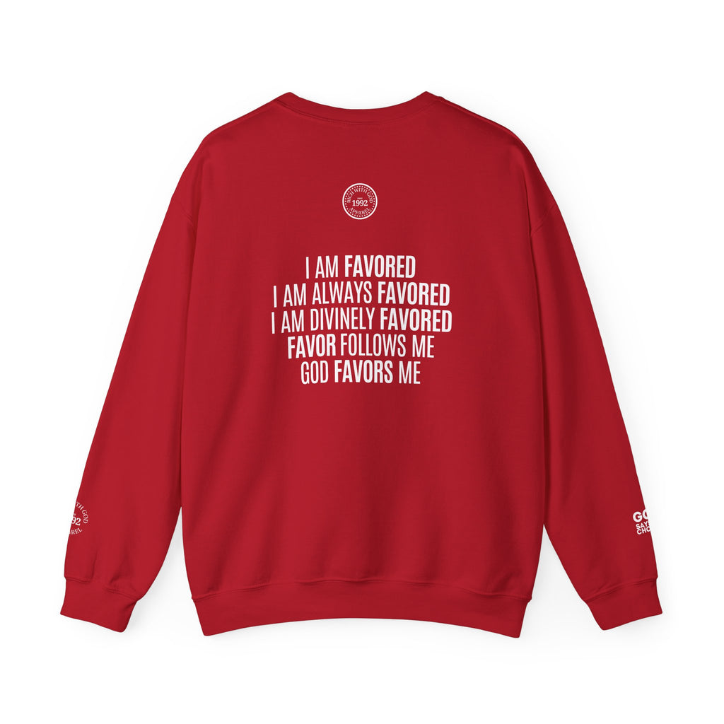 I Am Divinely Favored Crewneck Sweatshirt