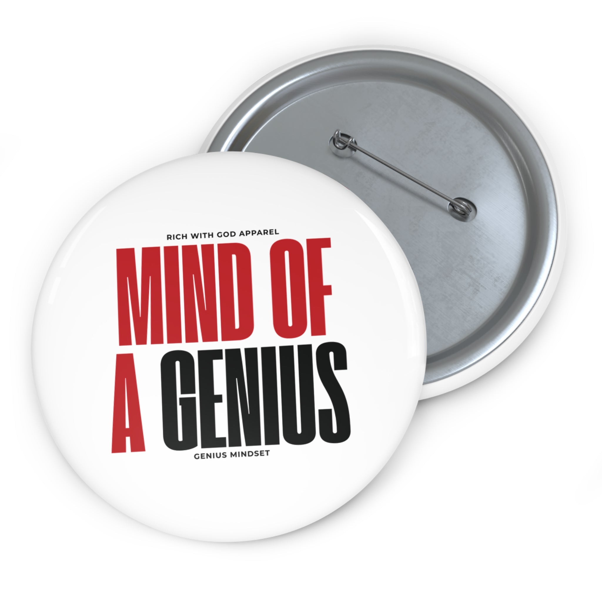 "Mind of a Genius" Pin Button