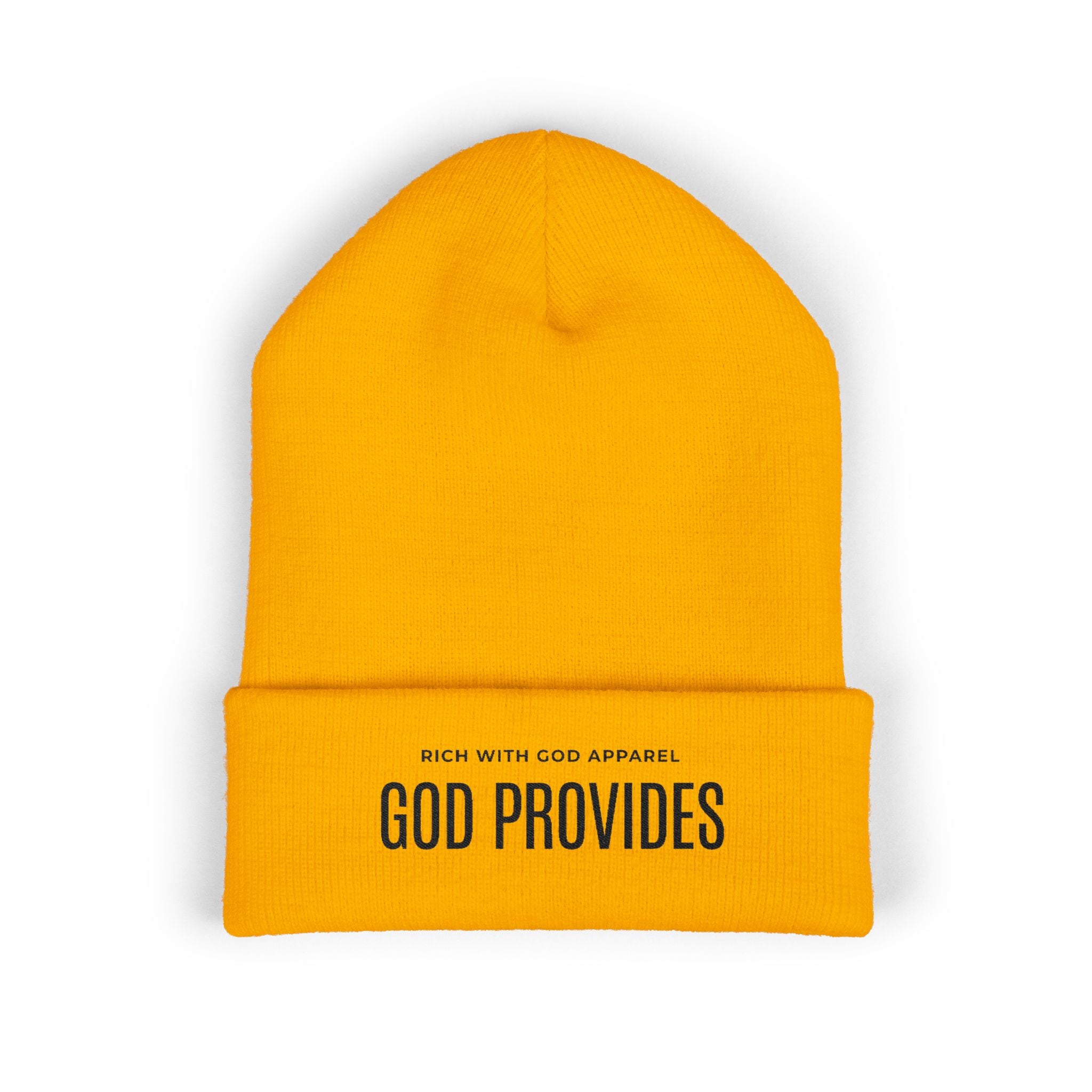 God Provides Embroidered Cuffed Beanie