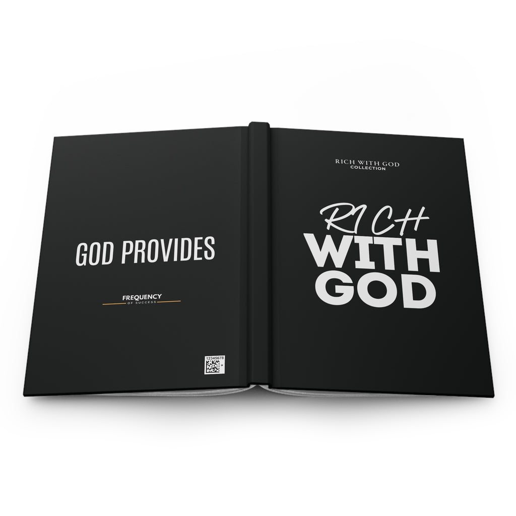 Rich With God Hardcover Journal Matte (Black)