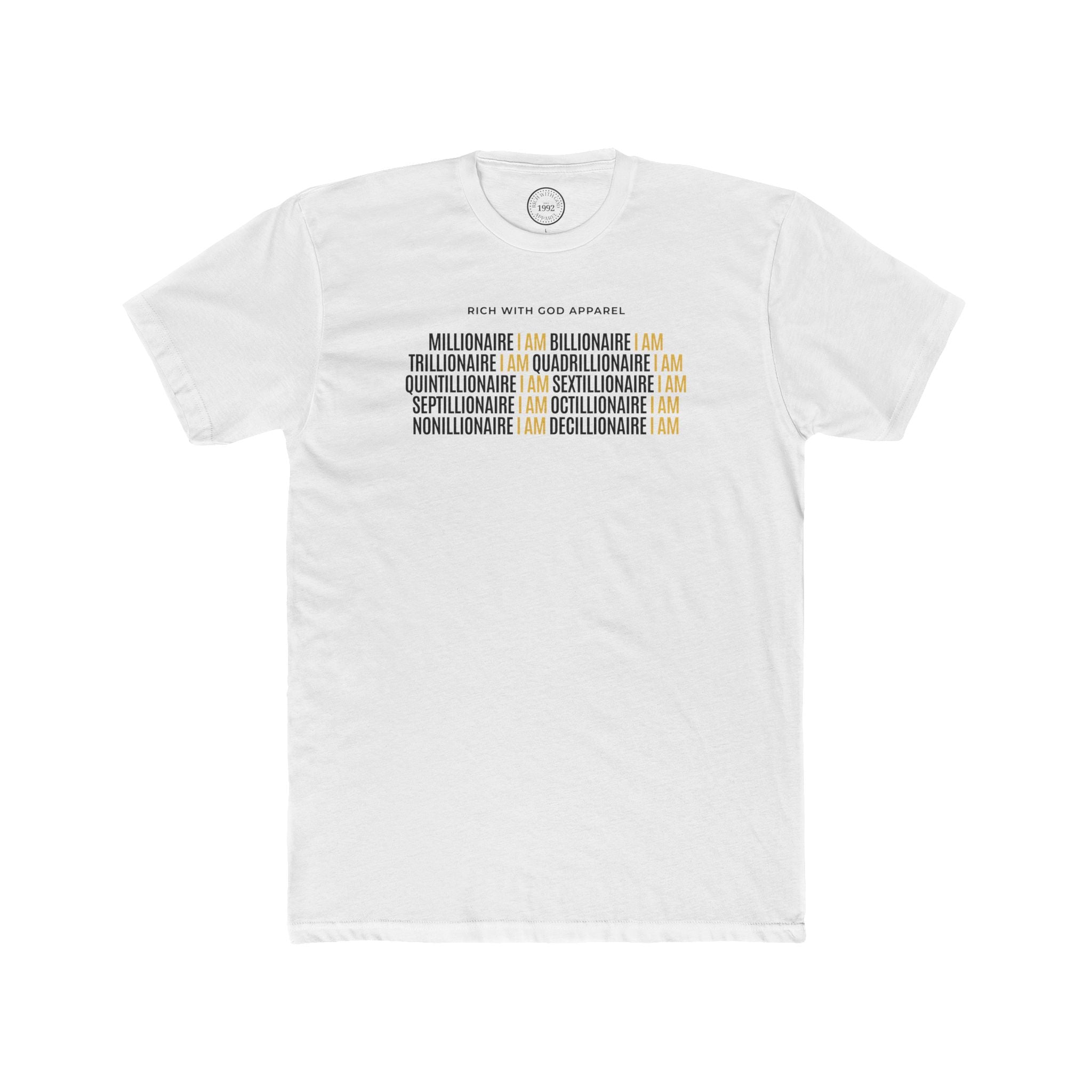 Millionaire I Am Billionaire I Am Crew Tee