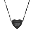 I Am A Genius Affirmations Heart Necklace (Engraving)