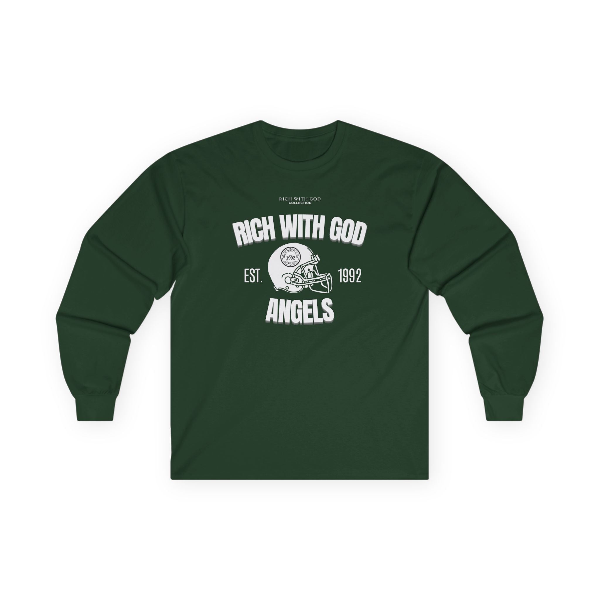Rich With God Angels Long Sleeve Tee
