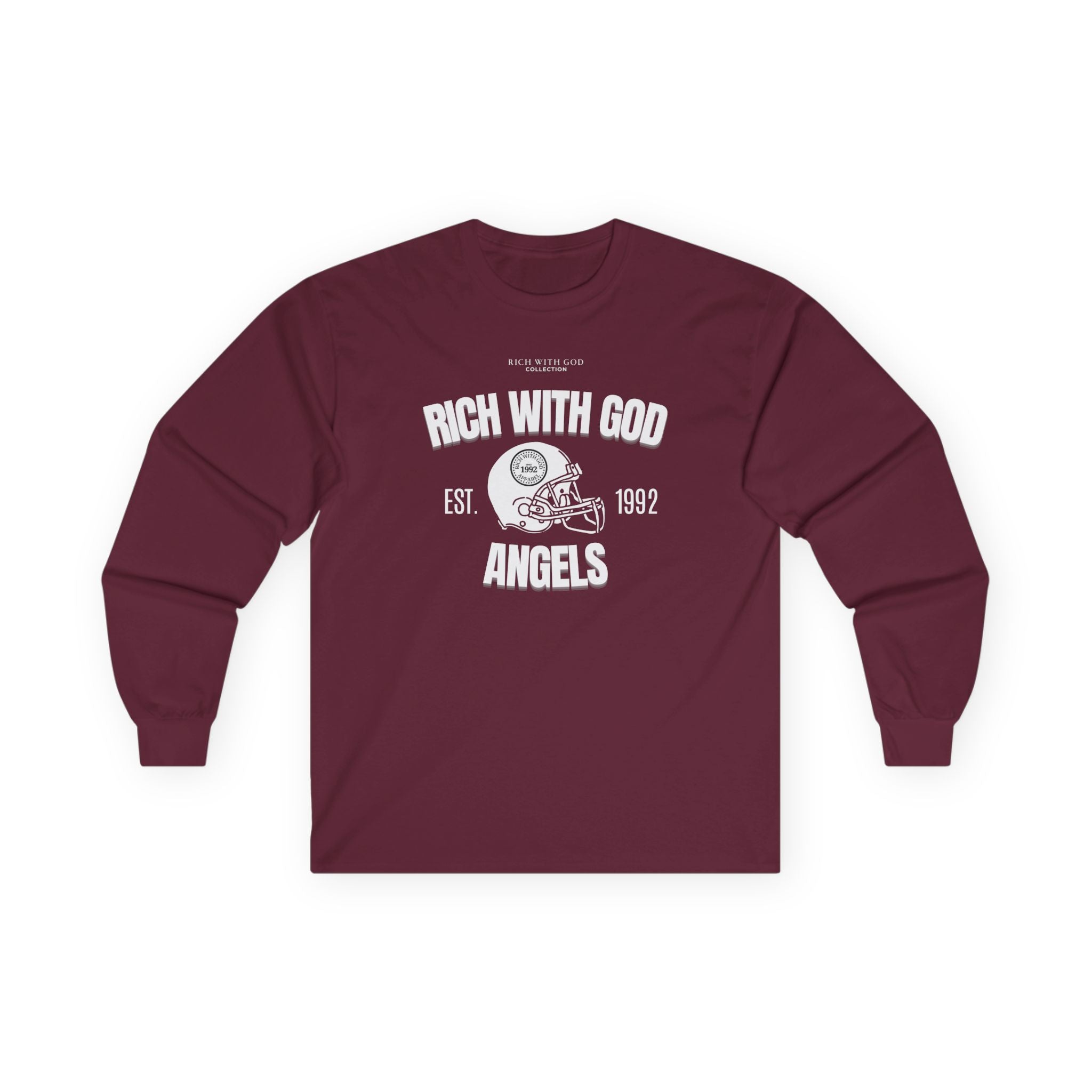 Rich With God Angels Long Sleeve Tee