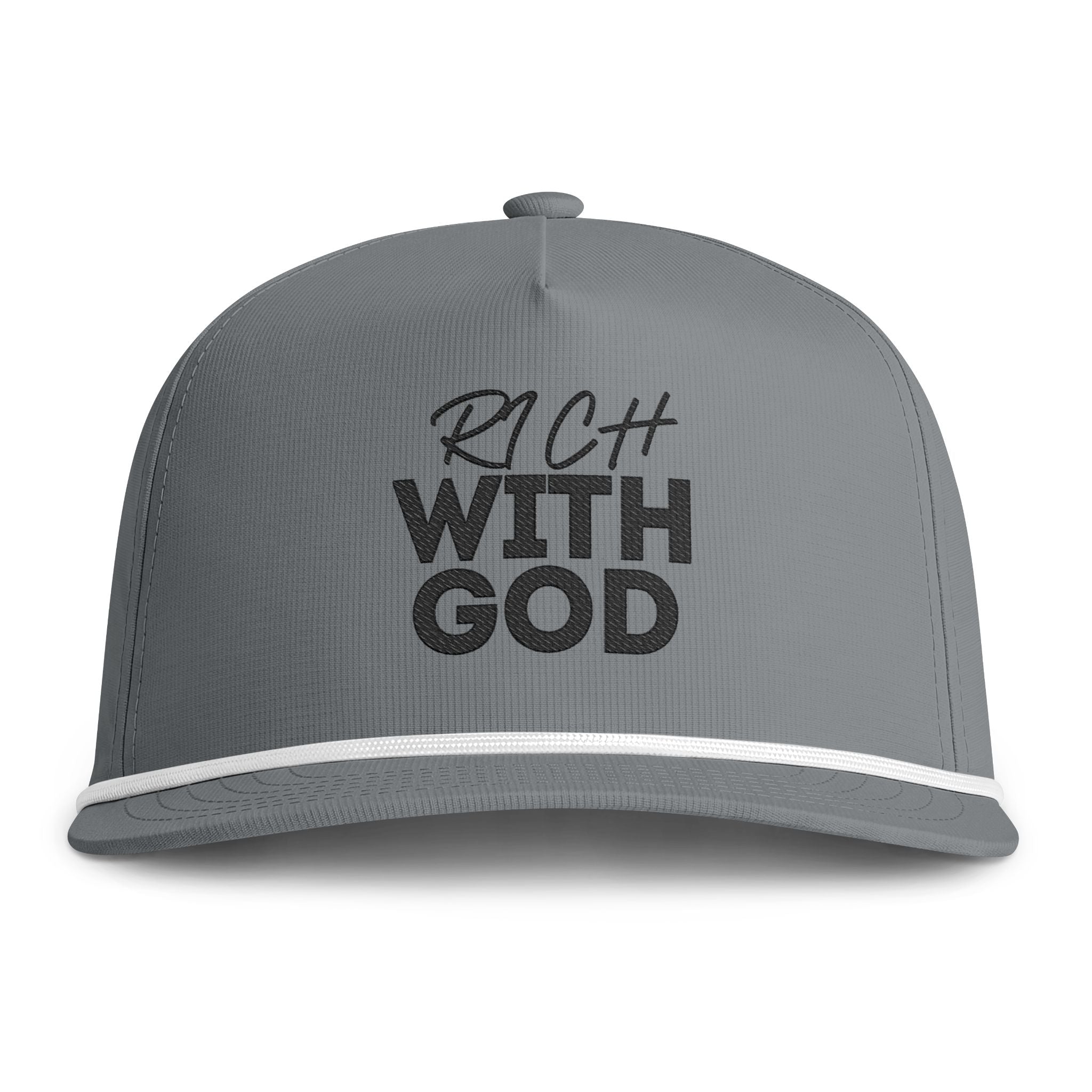 Rich With God Sunwashed Rope Cap