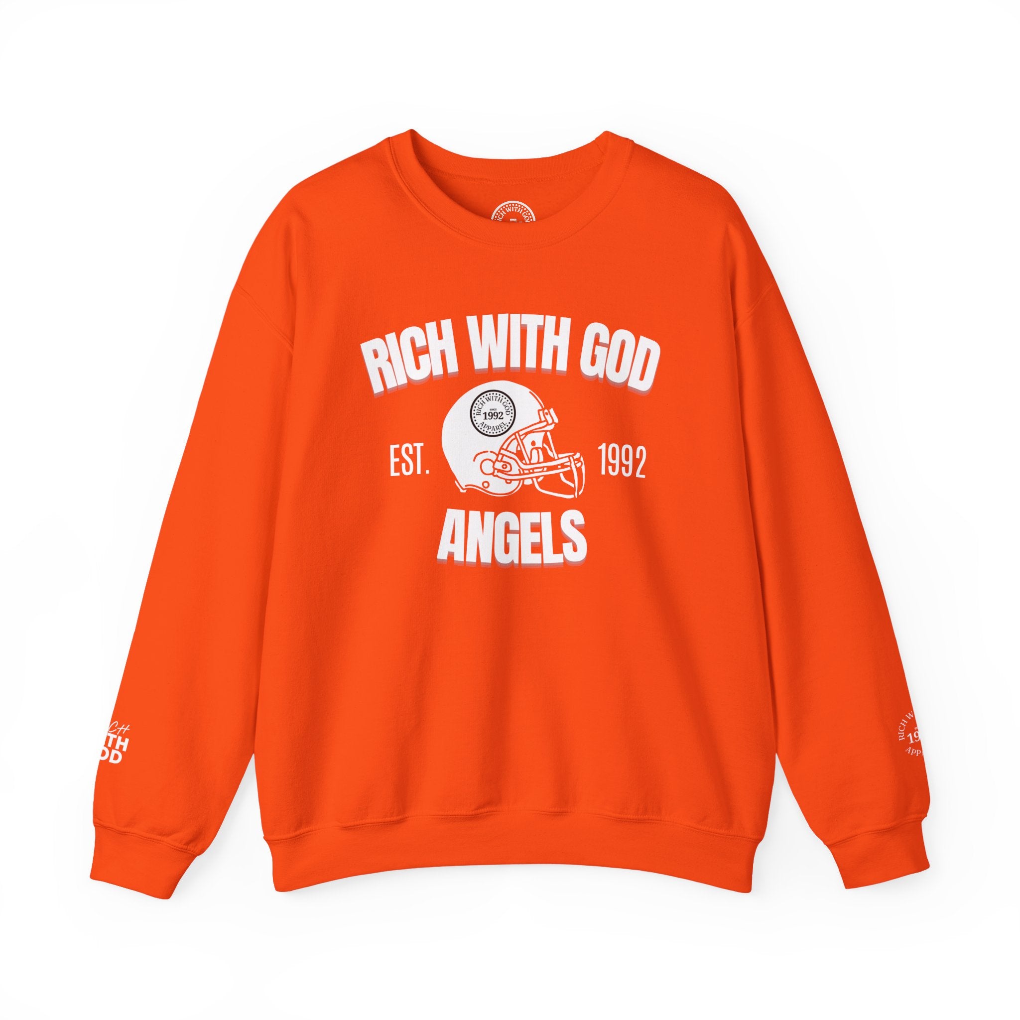 Rich With God Angels Crewneck Sweatshirt