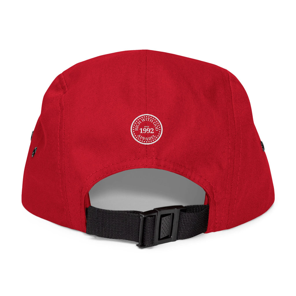 Rich With God Collection 5 Panel Cap (Embroidery)